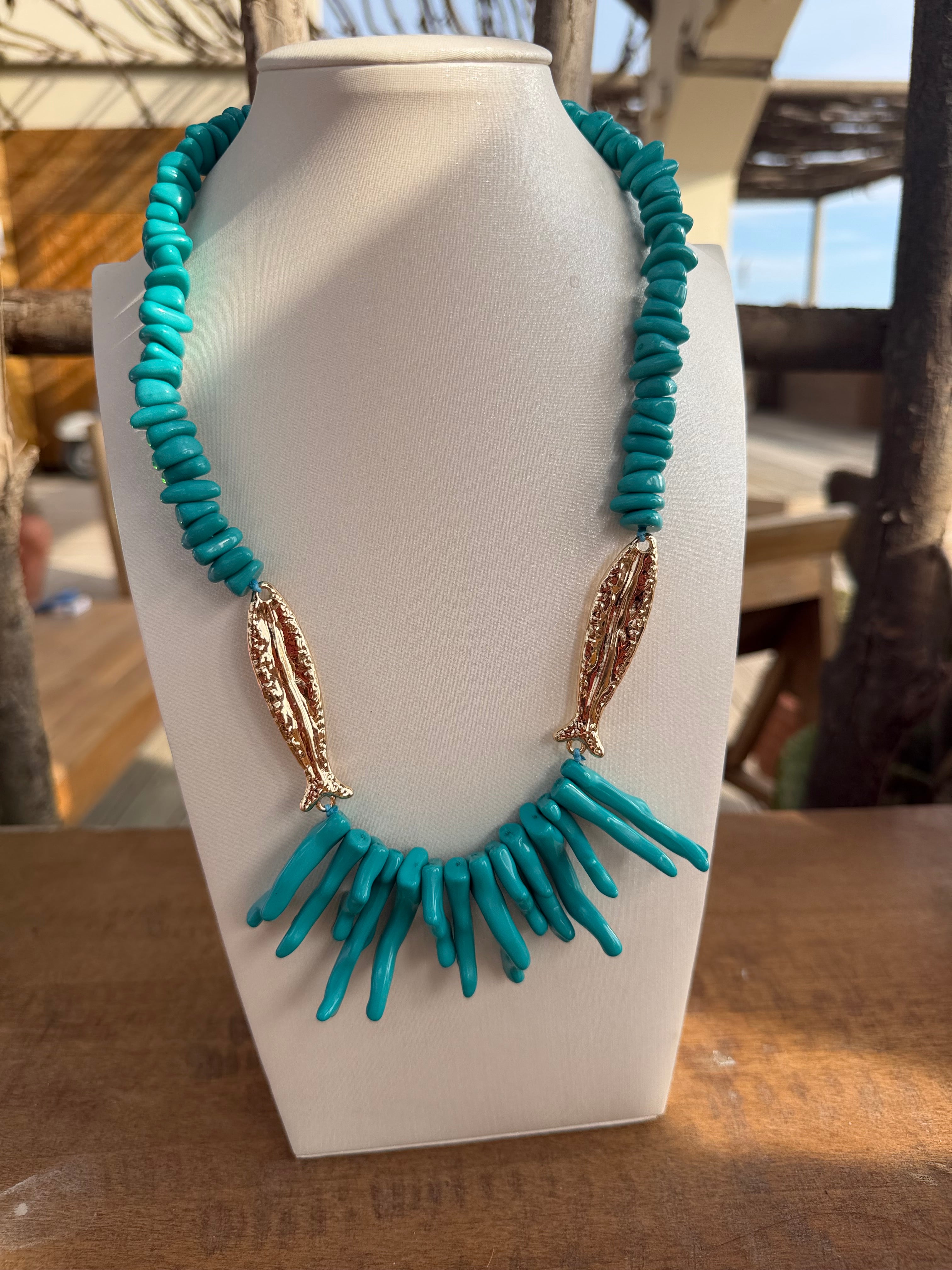 Collana Marina Turchese