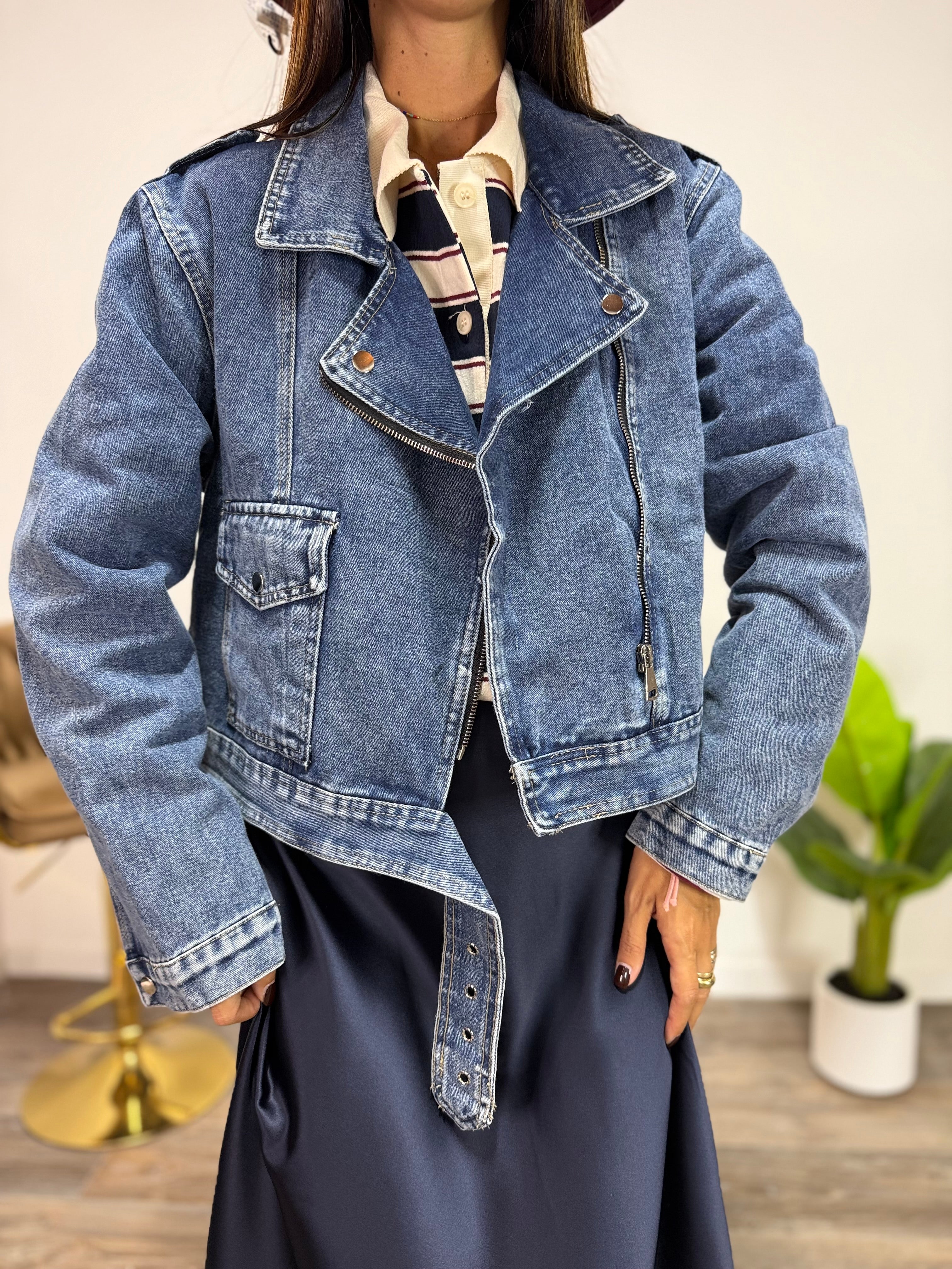 Mini Trench Dark Denim
