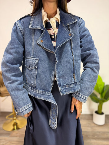 Mini Trench Dark Denim