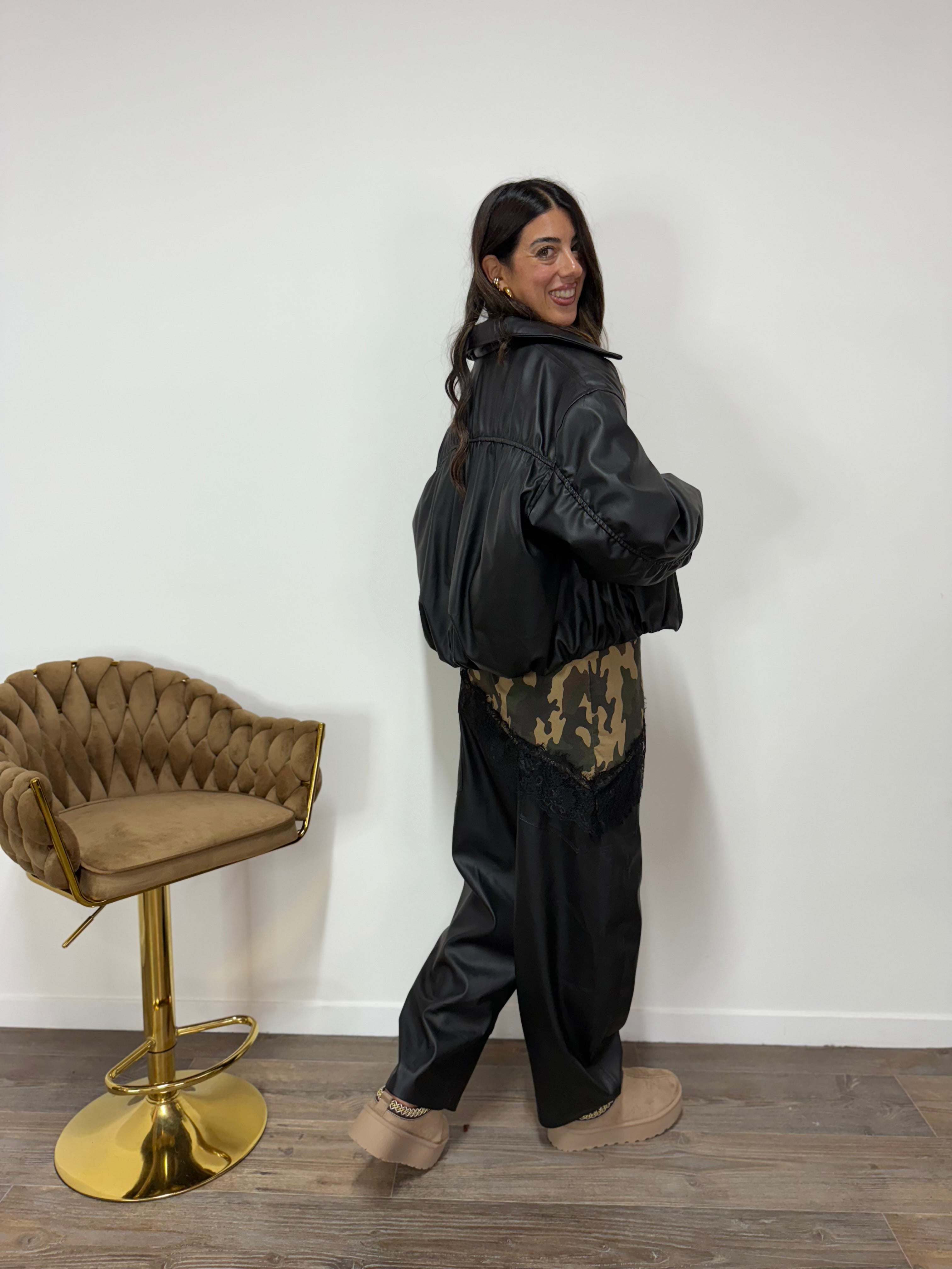 Pantalone Ballon Pelle LUMINA