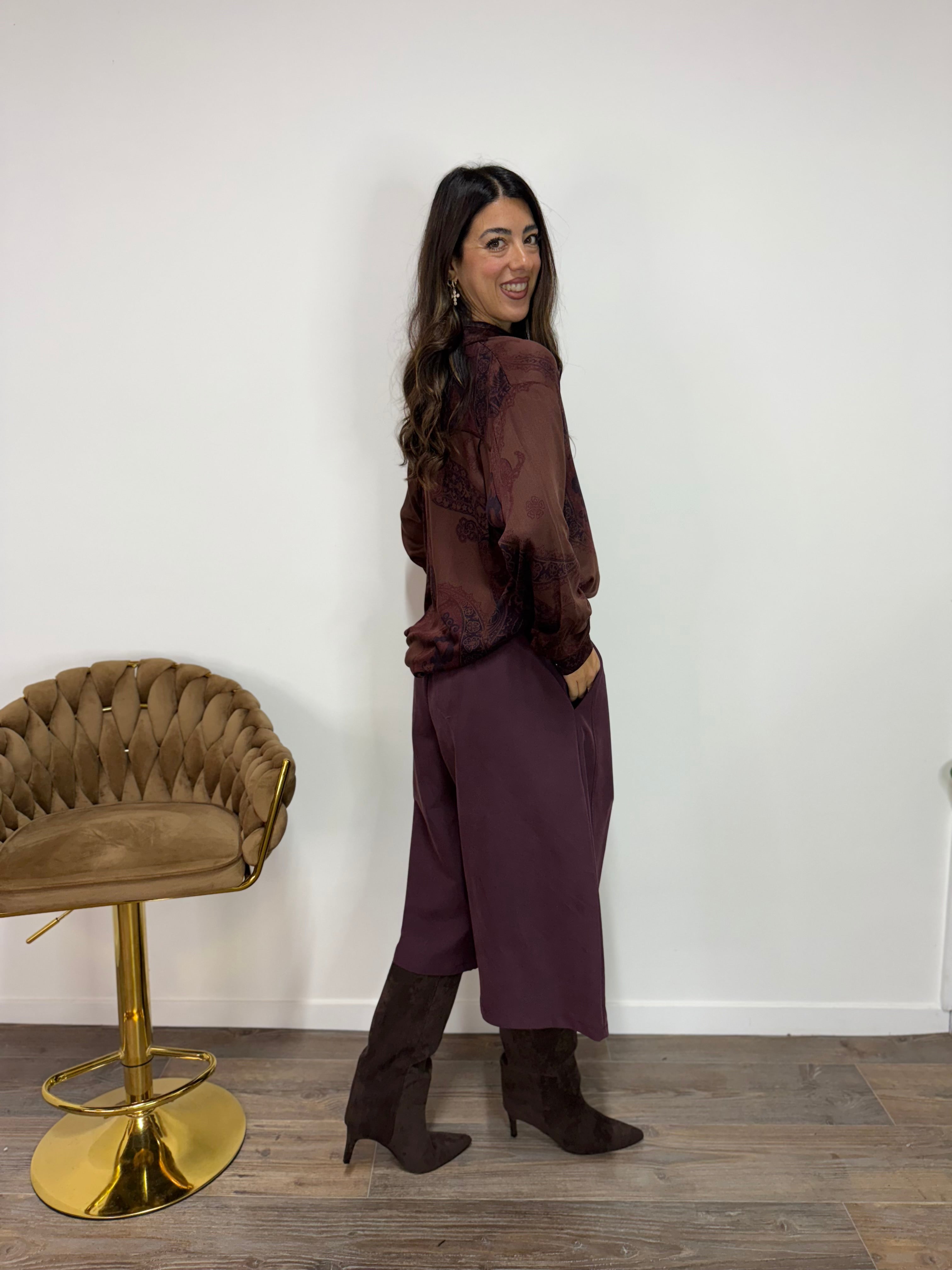 Bermudone Giant JUST WEST Prugna