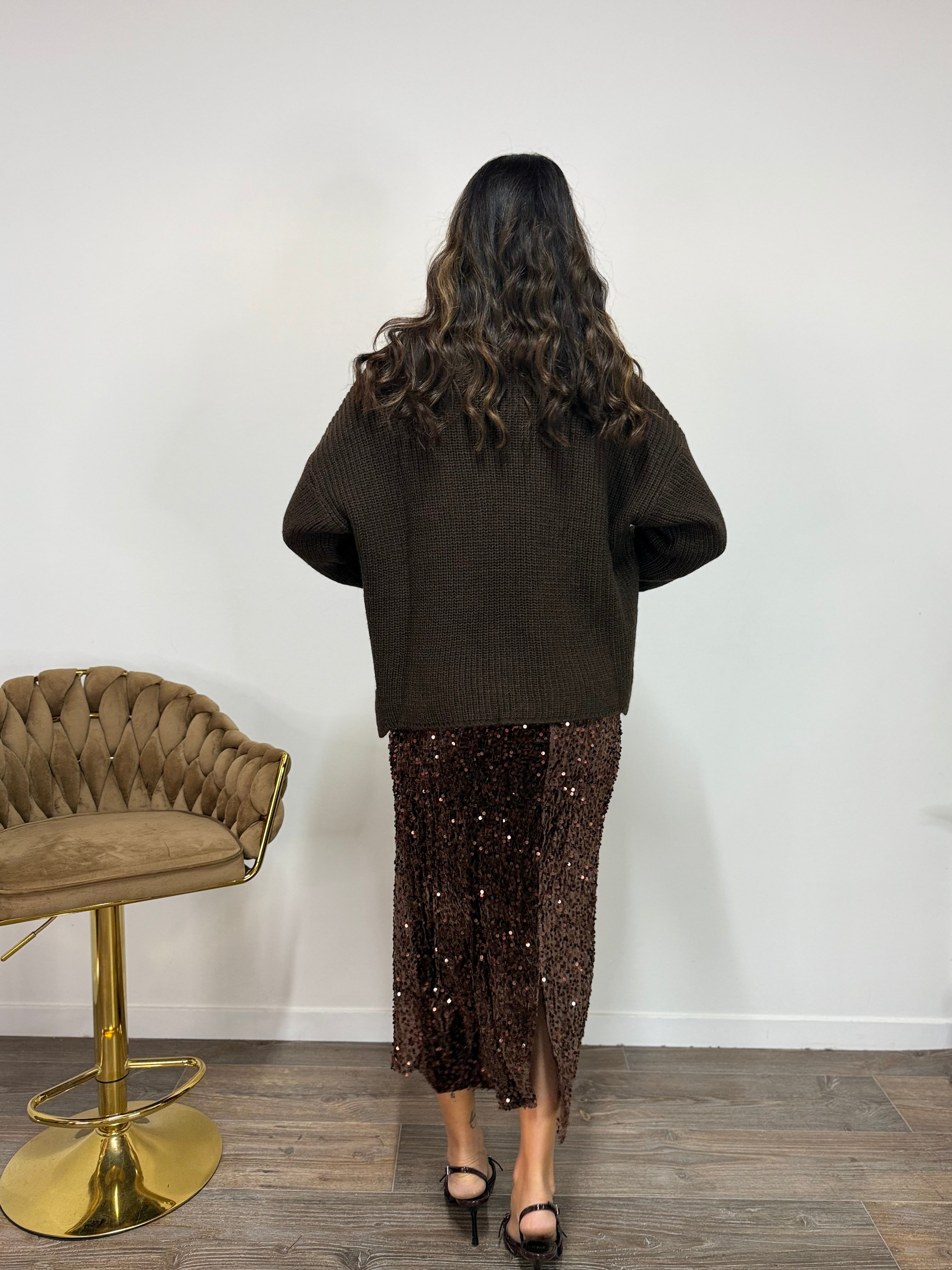 Pull Chalet LUMINA Marrone