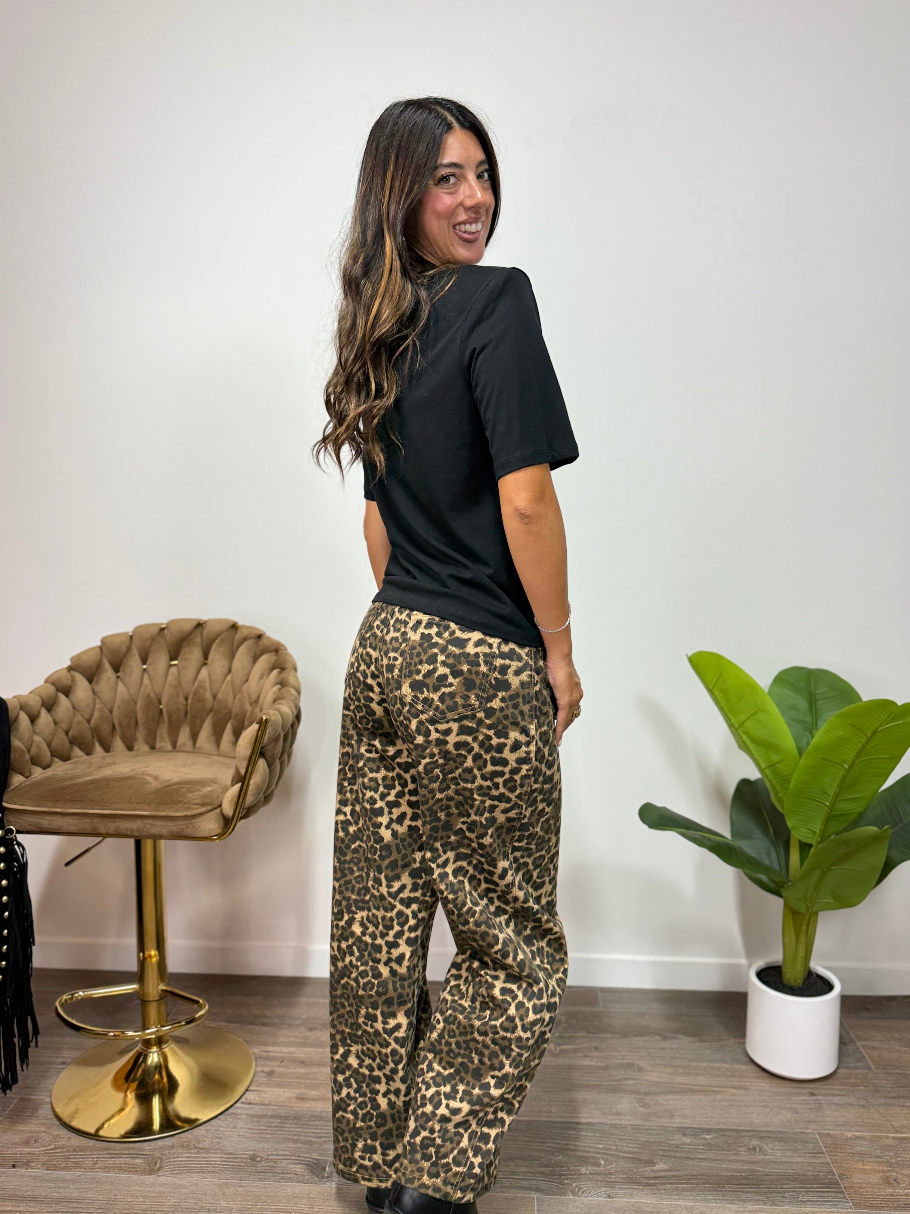 T-Shirt Spallina Nera