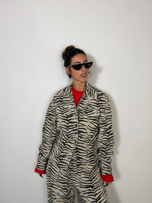Camicia Velvet Zebra LUMINA
