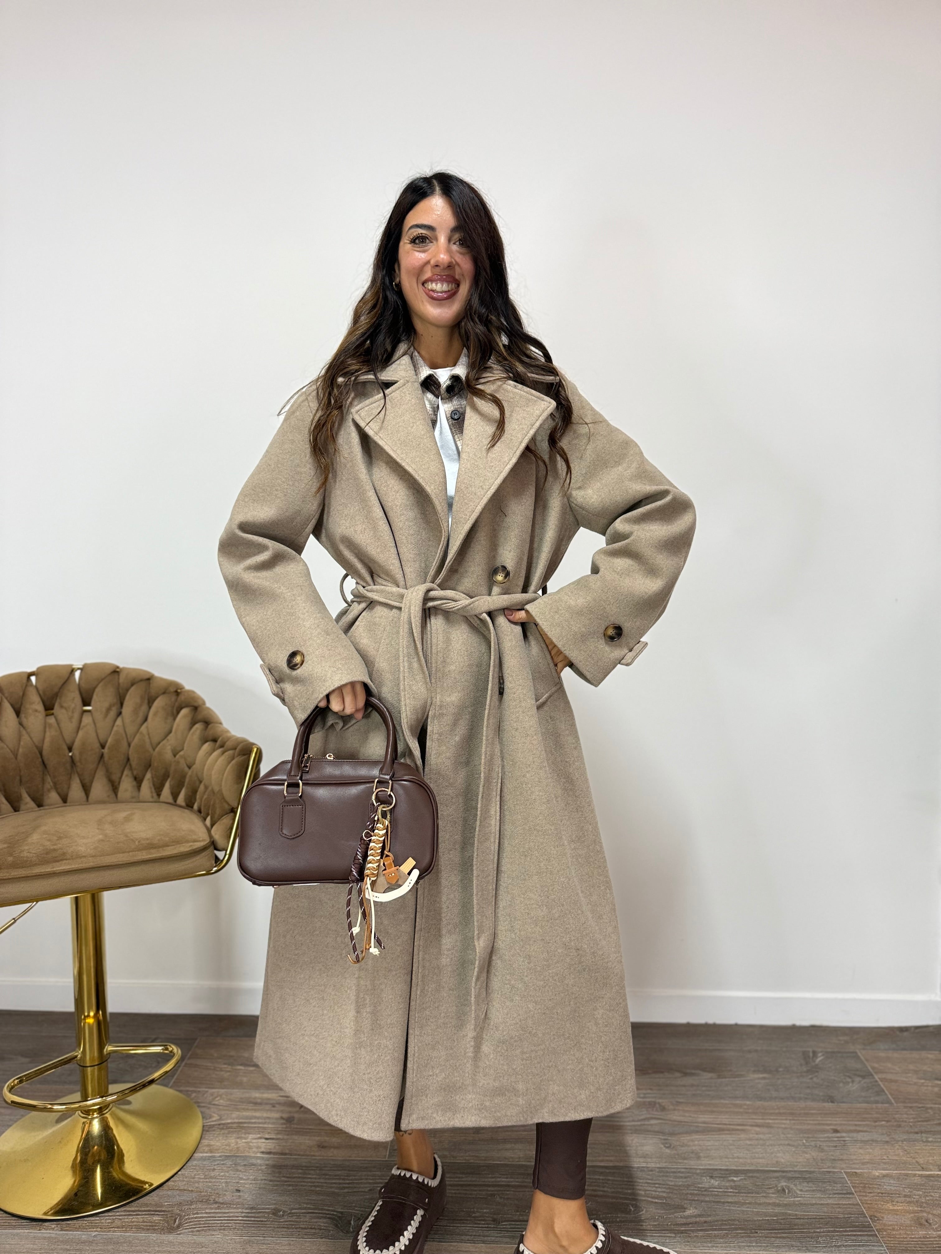 Cappotto Fergie Fango