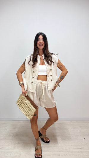 Gilet Royal Beige
