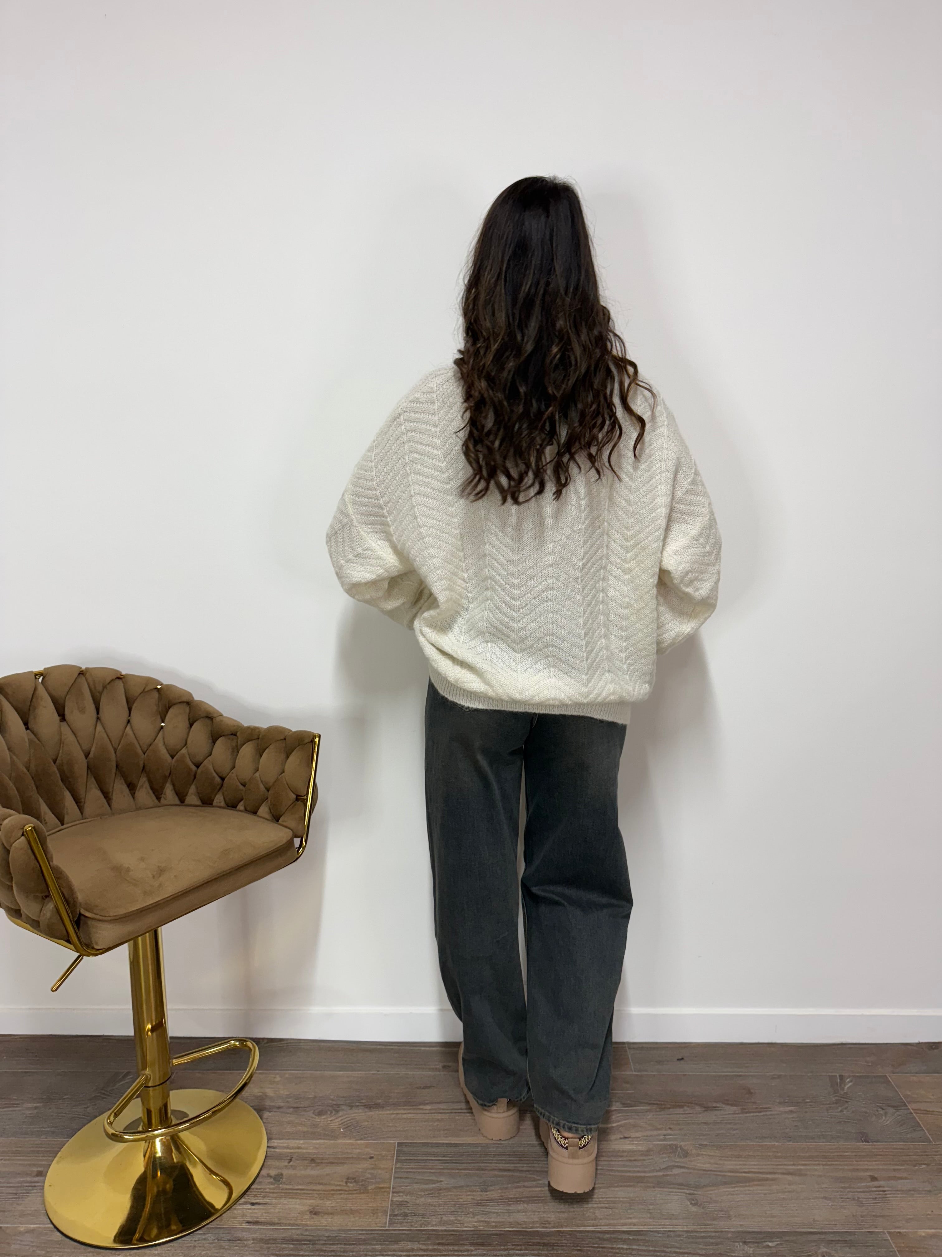 Pull Mohair The Lulù Panna