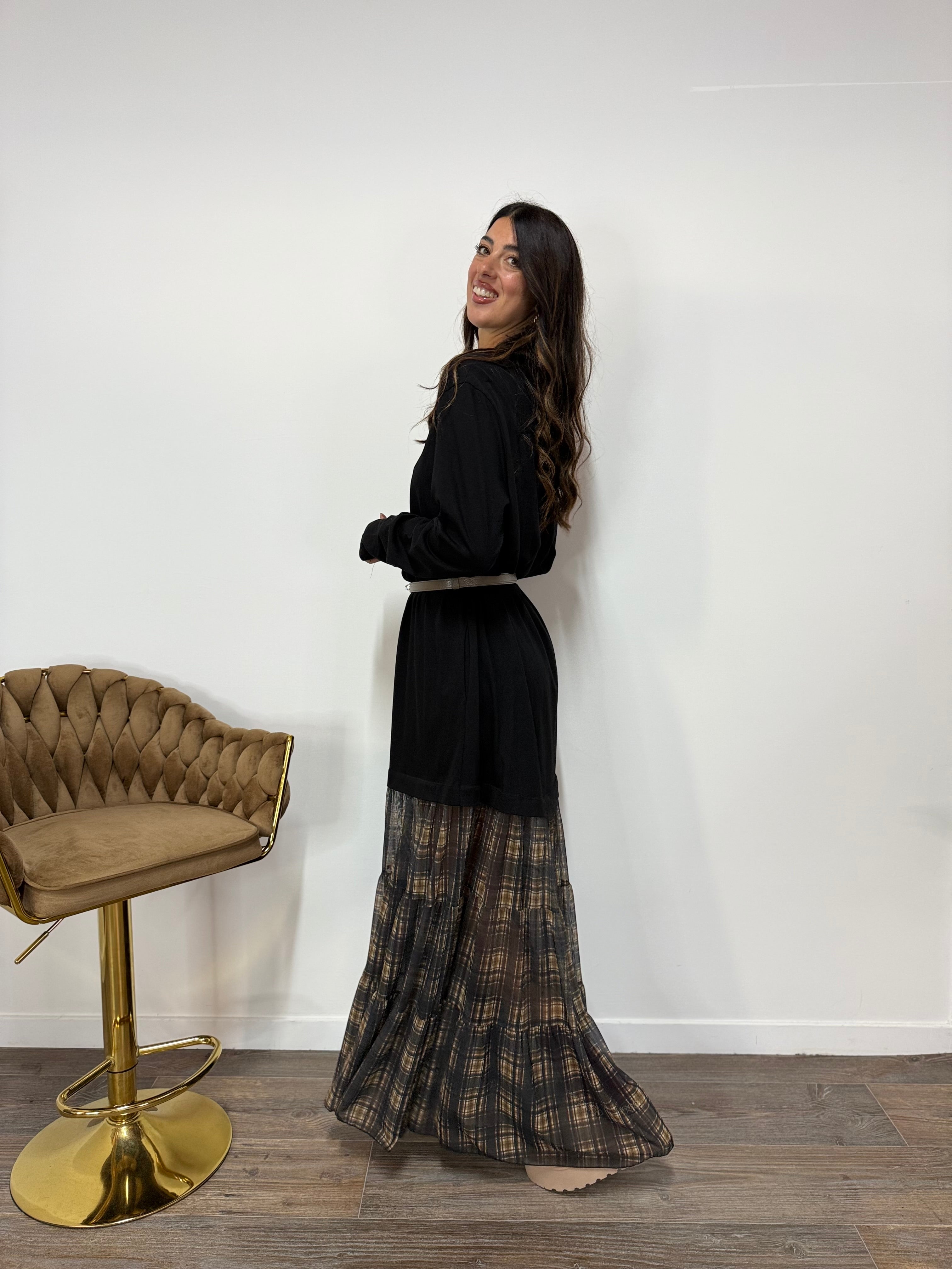 Abito Kilt LUMINA Nero