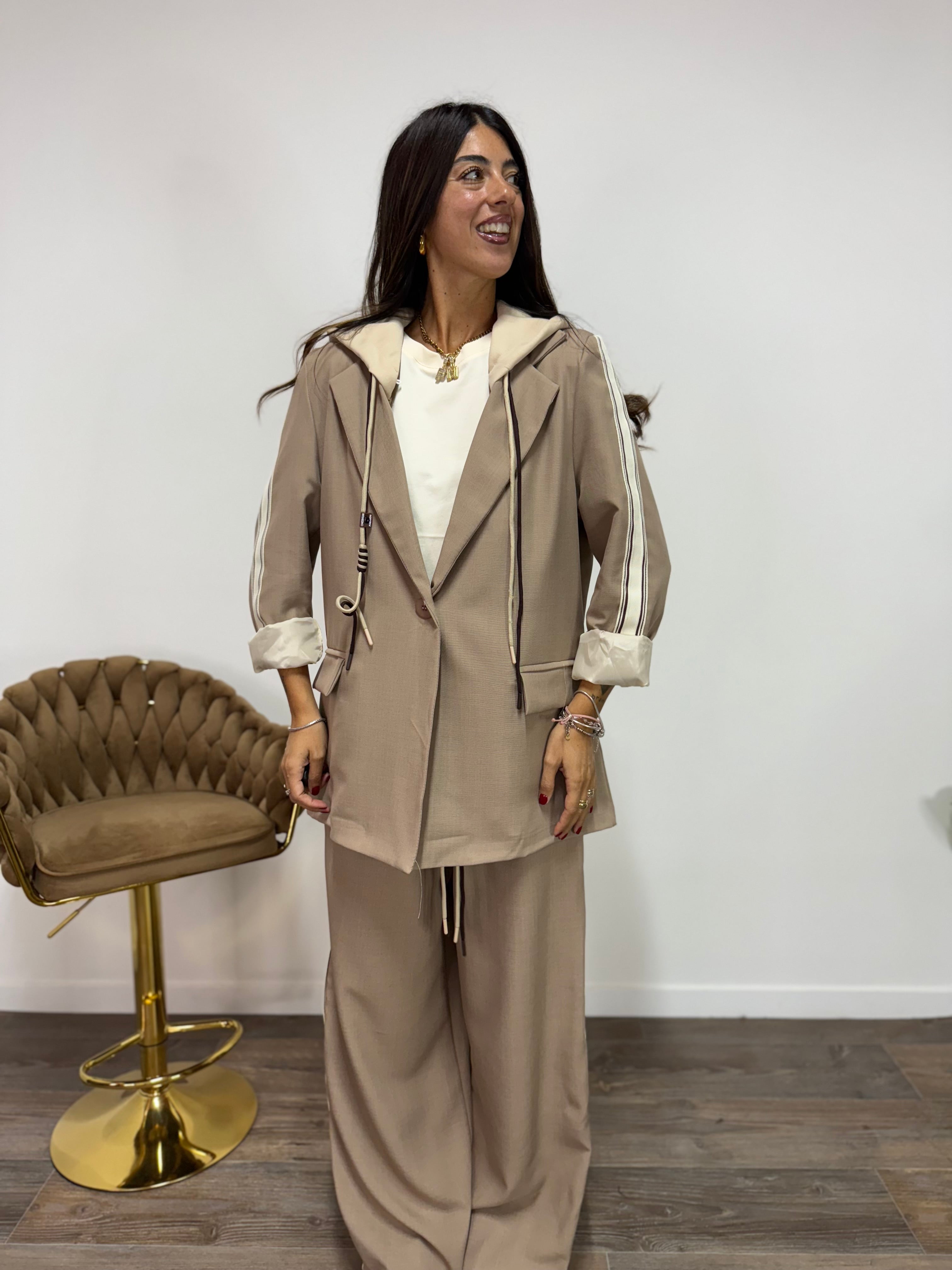 Tailleur New York Fango