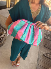 Pochette Stripes Pink