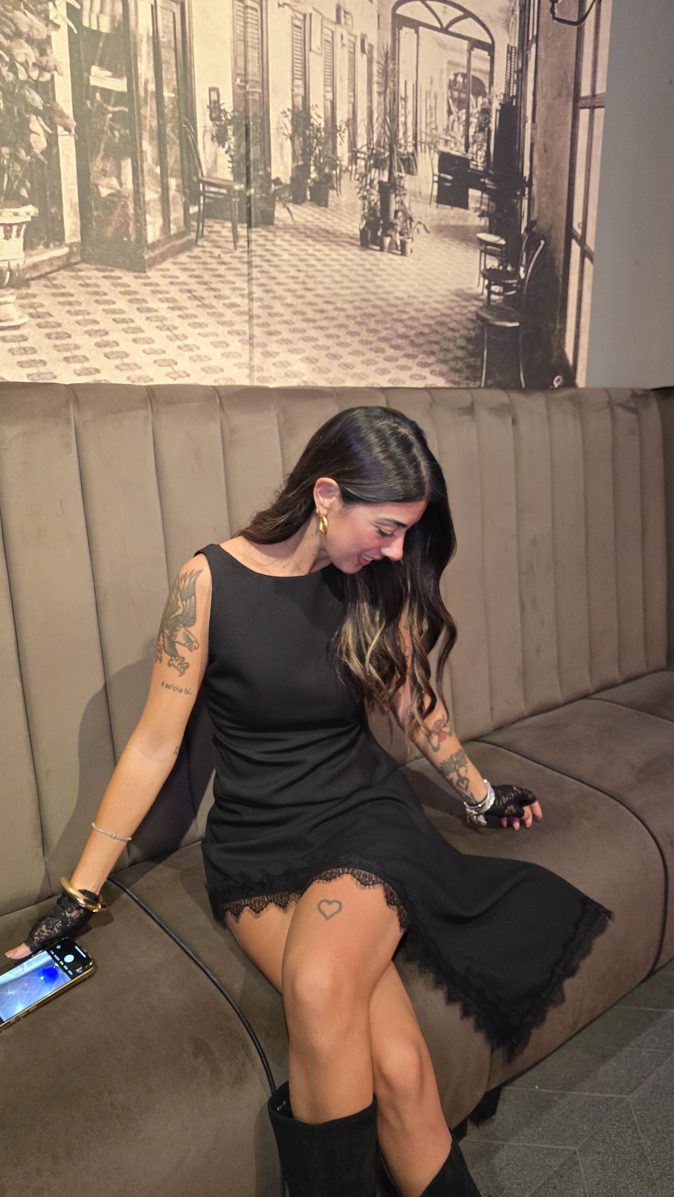 Abito Silvy LUMINA Nero