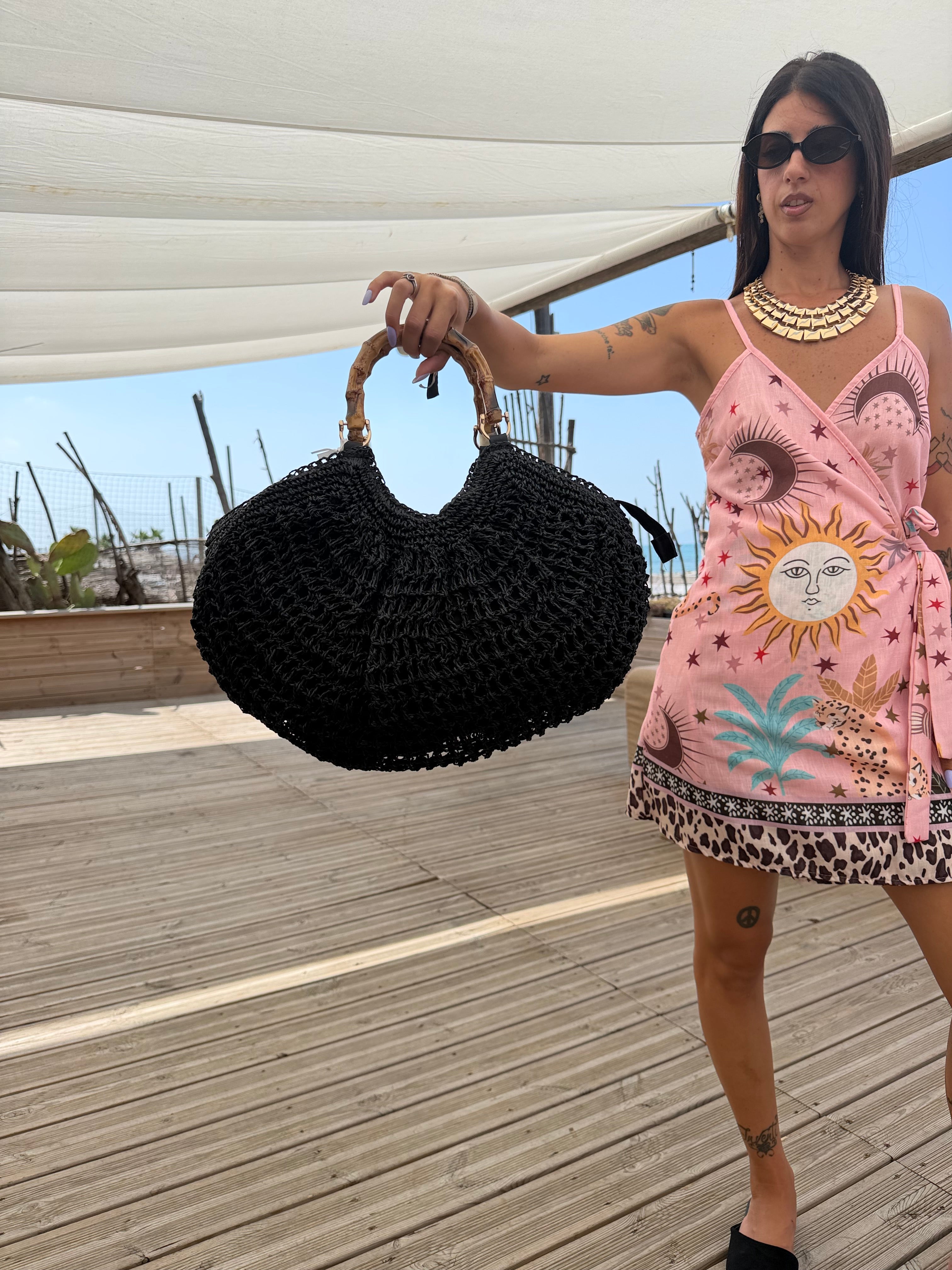 Borsa Bambù Black