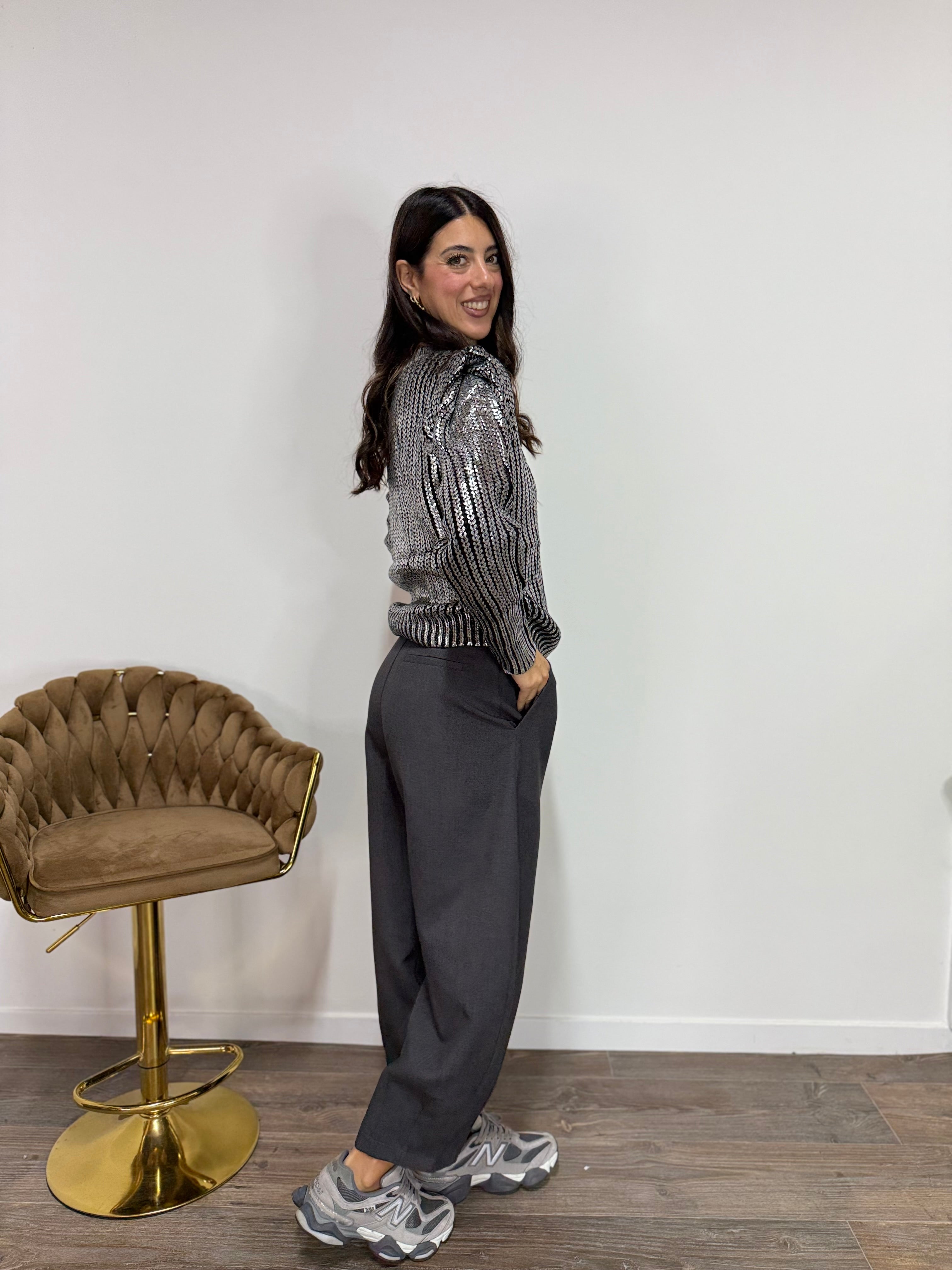 Pantalone Twist LUMINA Grigio
