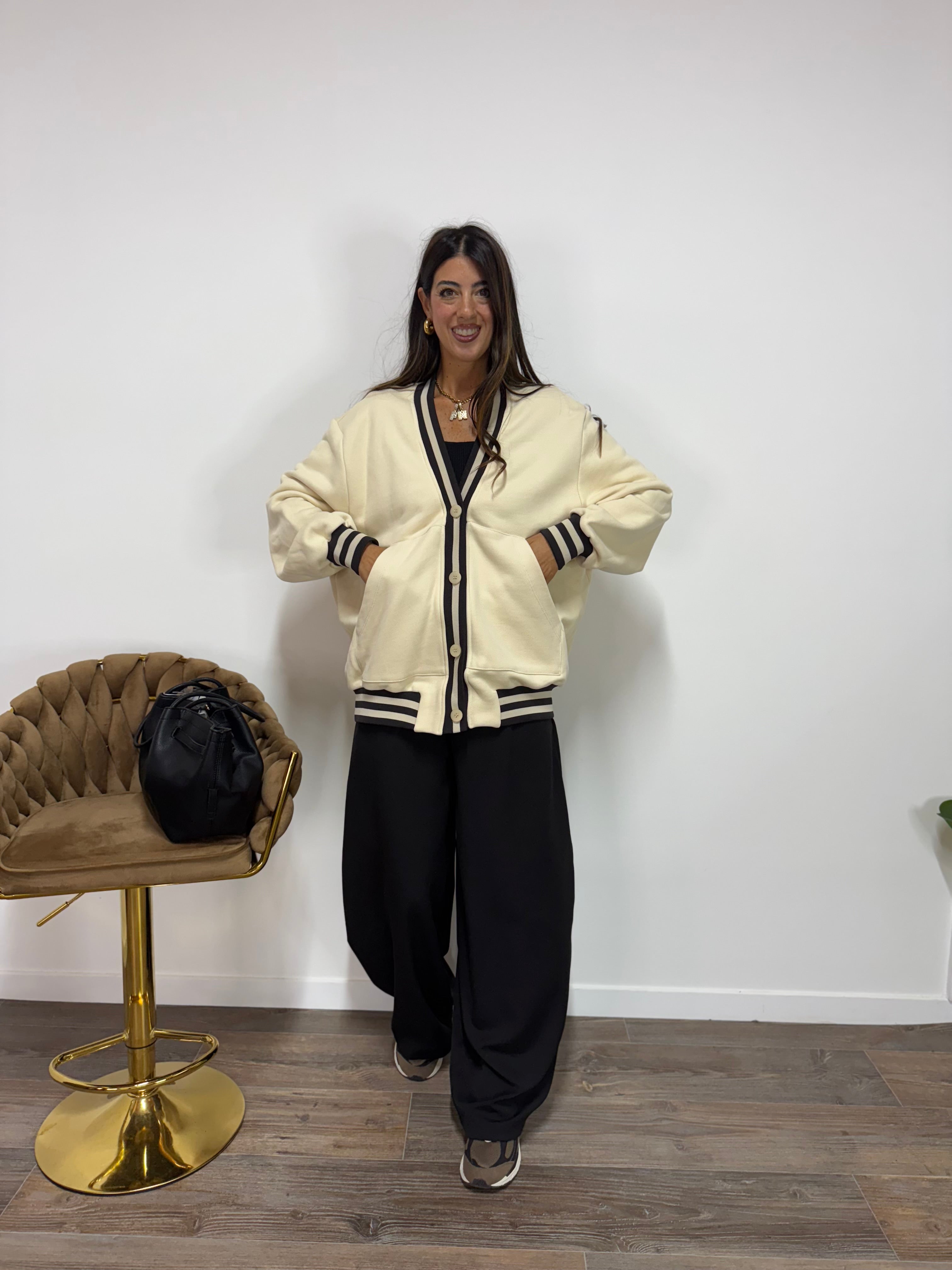 Cardigan Urban LUMINA Panna