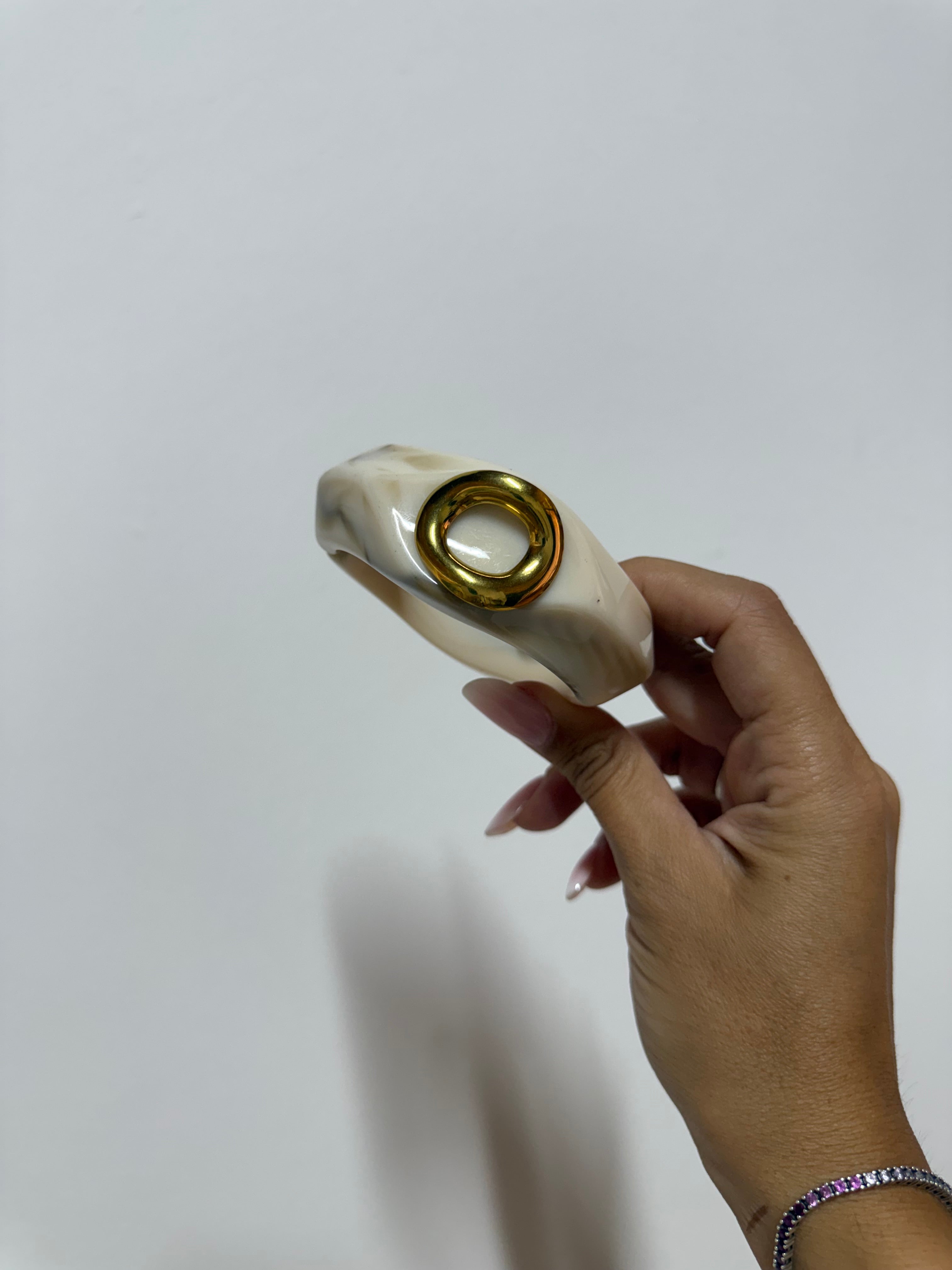 Bracciale Marmorizzato Beige