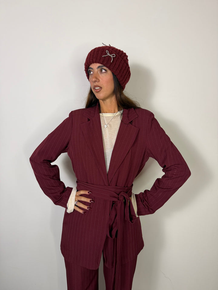 Tailleur Milano Bordeaux