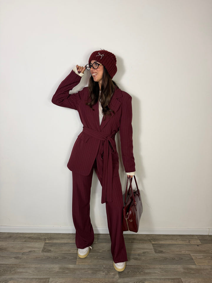 Tailleur Milano Bordeaux