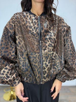 Bomber LeoPaillettes LUMINA