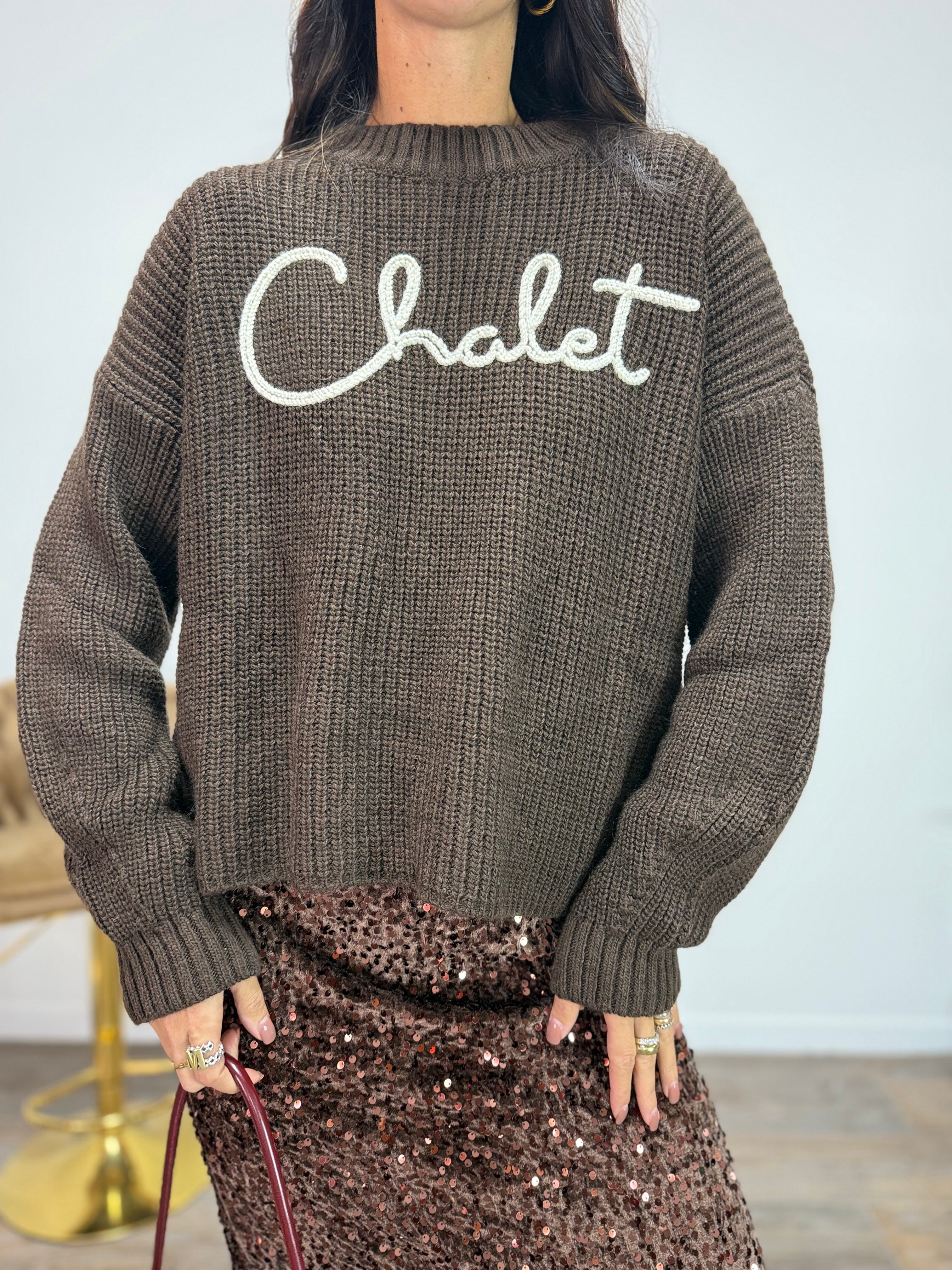 Pull Chalet LUMINA Marrone