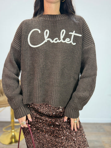 Pull Chalet LUMINA Marrone