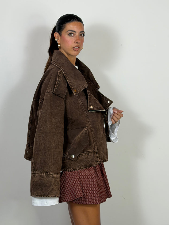 Giacca Glam Marrone