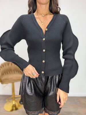 Cardigan Volumé Nera