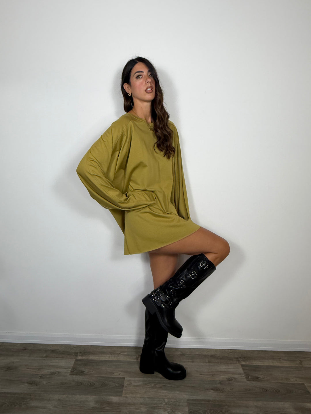 Maglia Perla JUST WEST Verde