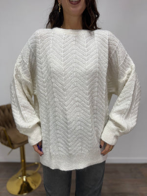 Pull Mohair The Lulù Panna