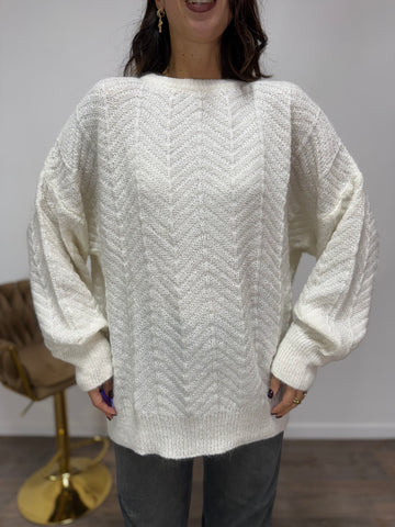 Pull Mohair The Lulù Panna