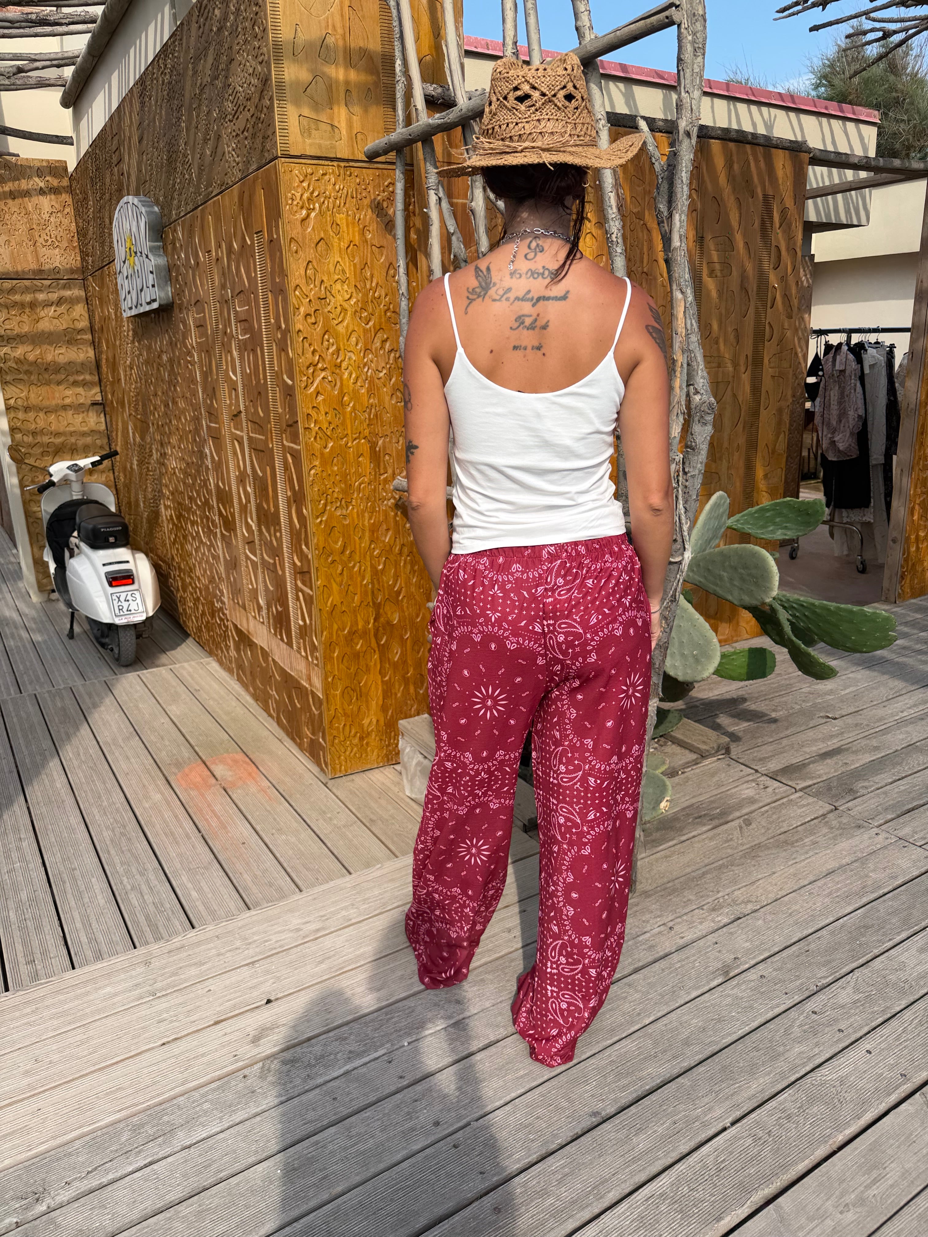 Pantalone Bandana Amarena