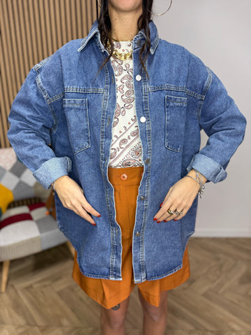 Camicia Maxi Denim
