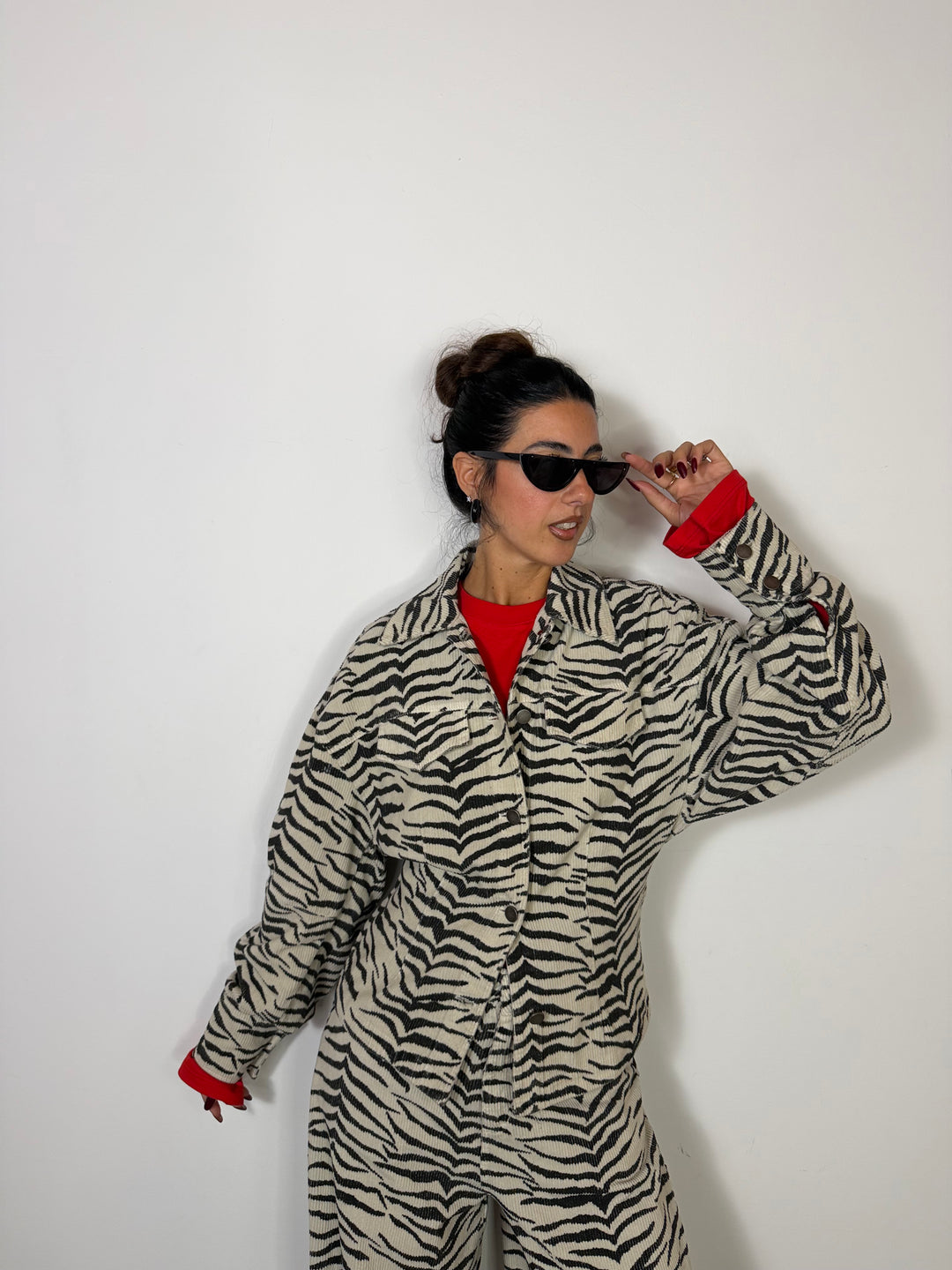 Camicia Velvet Zebra LUMINA