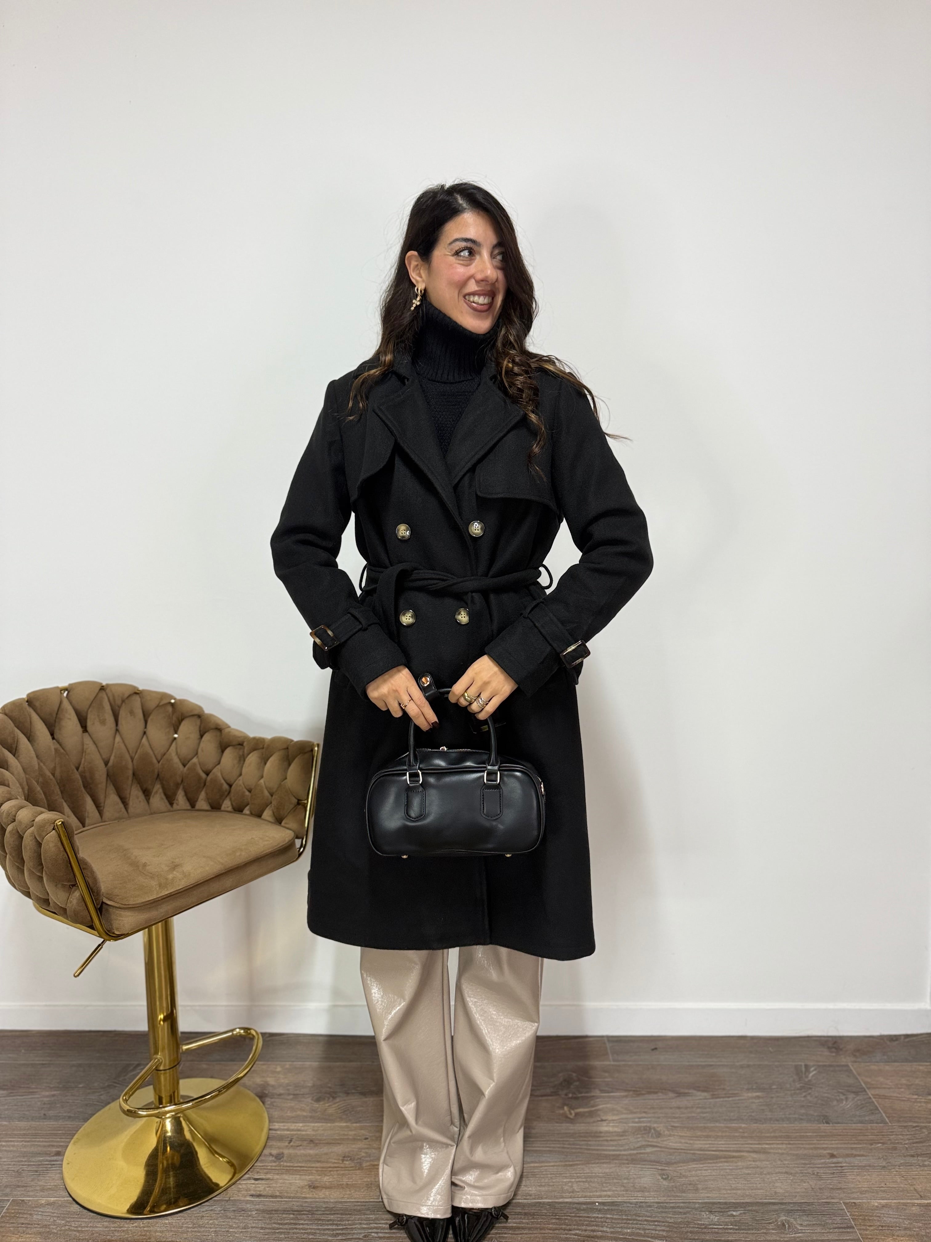 Cappotto Eveline Nero