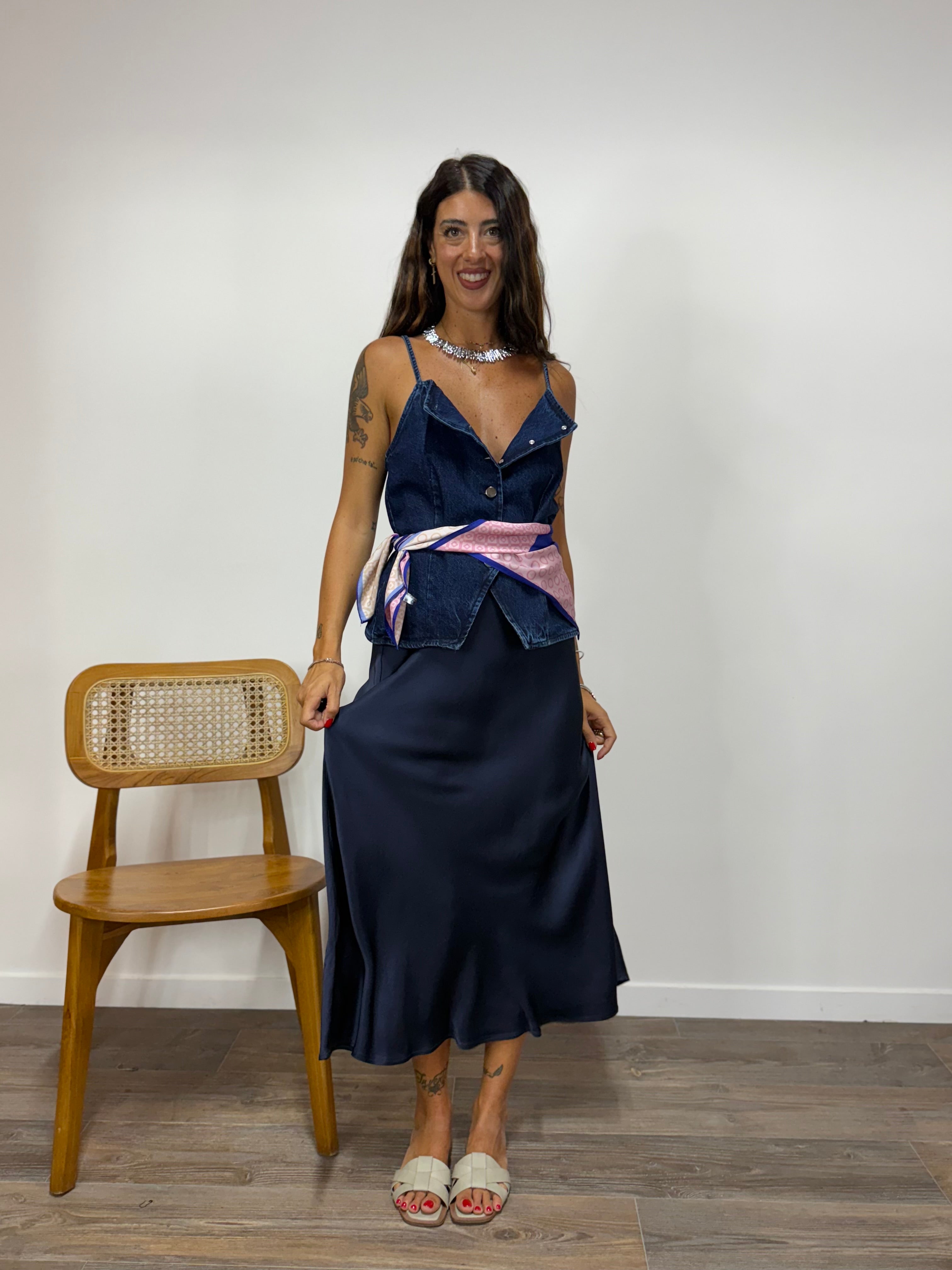 Top Denim LUMINA