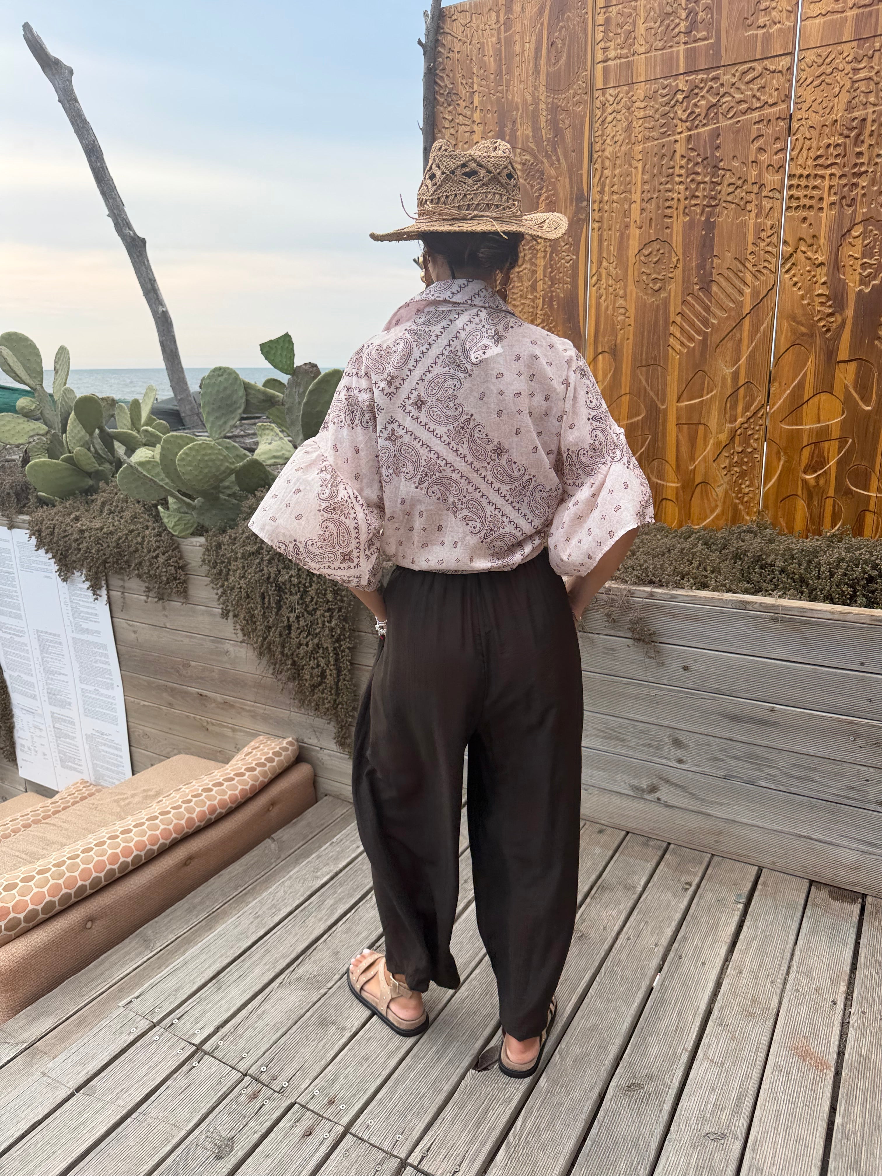 Camicia Bandana Beige