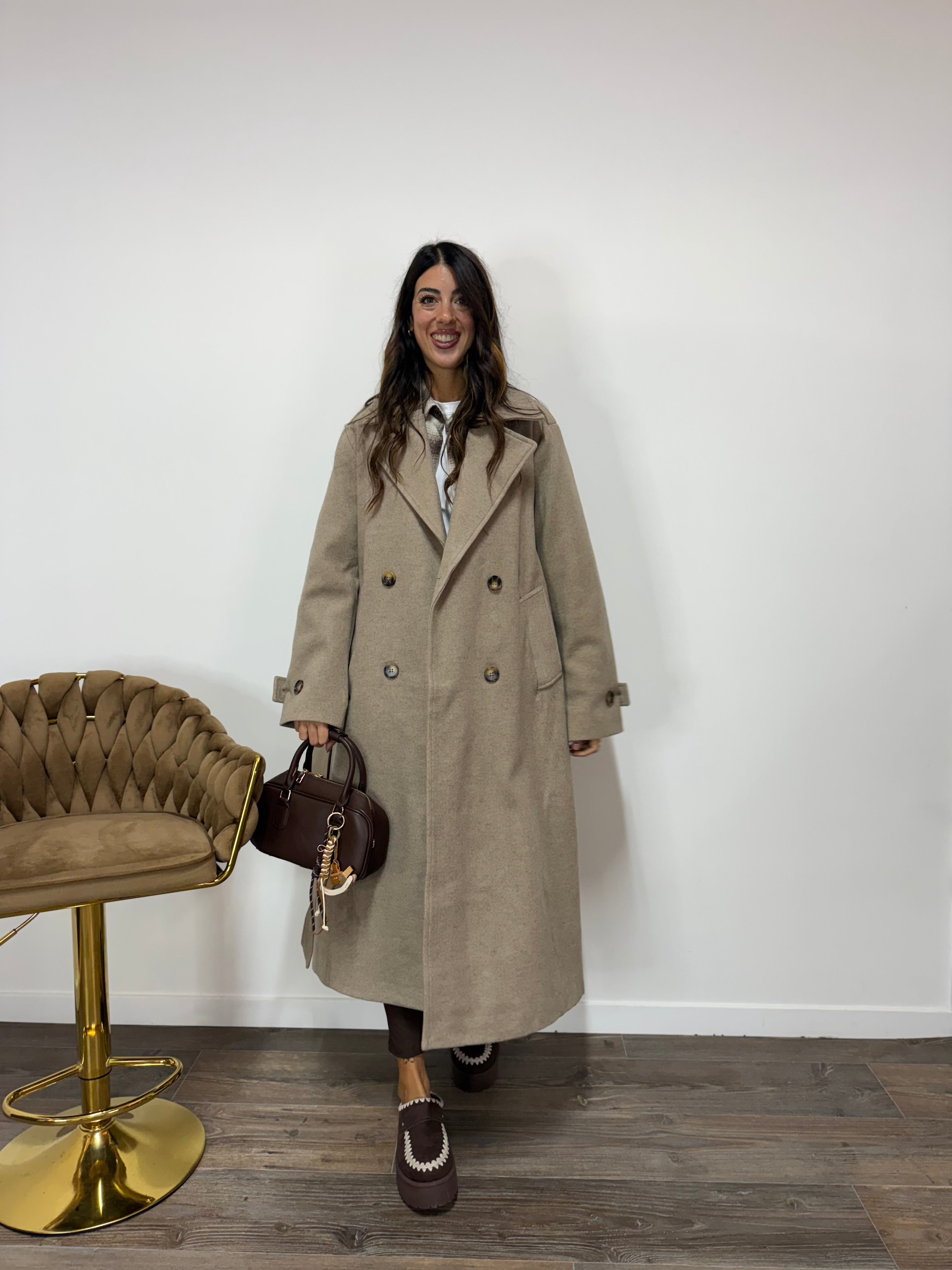 Cappotto Fergie Fango