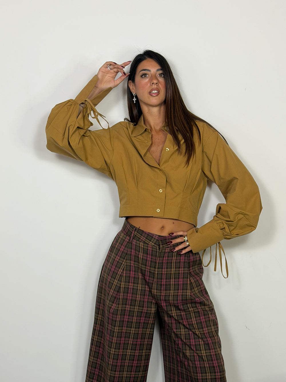 Camicia Crop Miu  JUST WEST