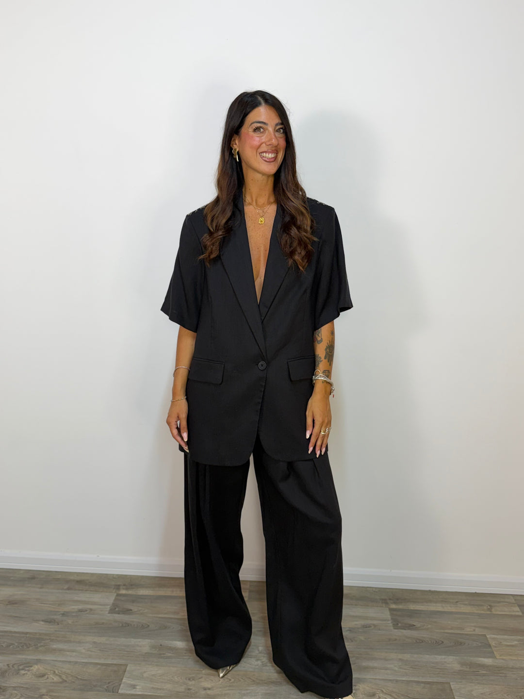 Blazer Azul LUMINA Nero