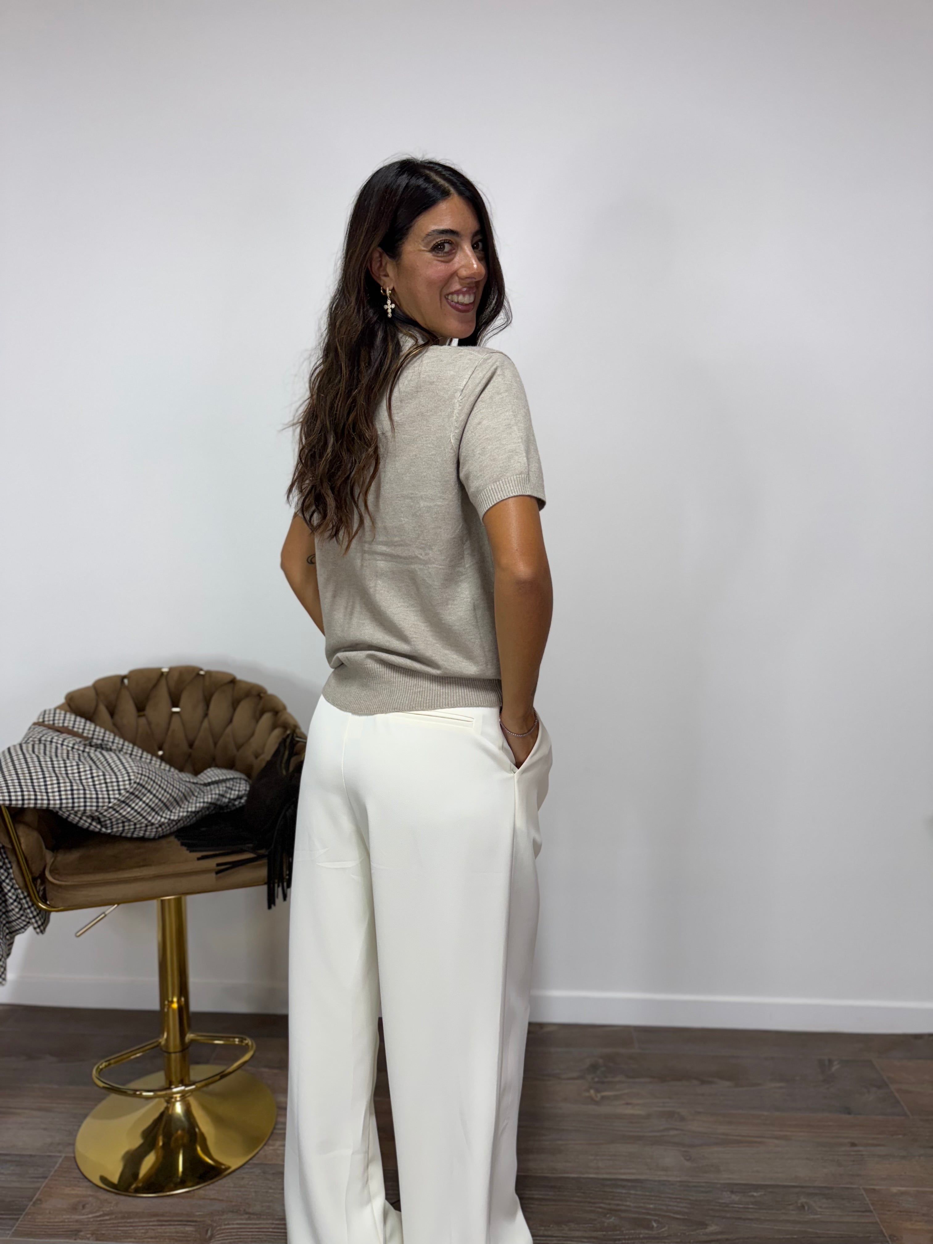 Polo School Beige