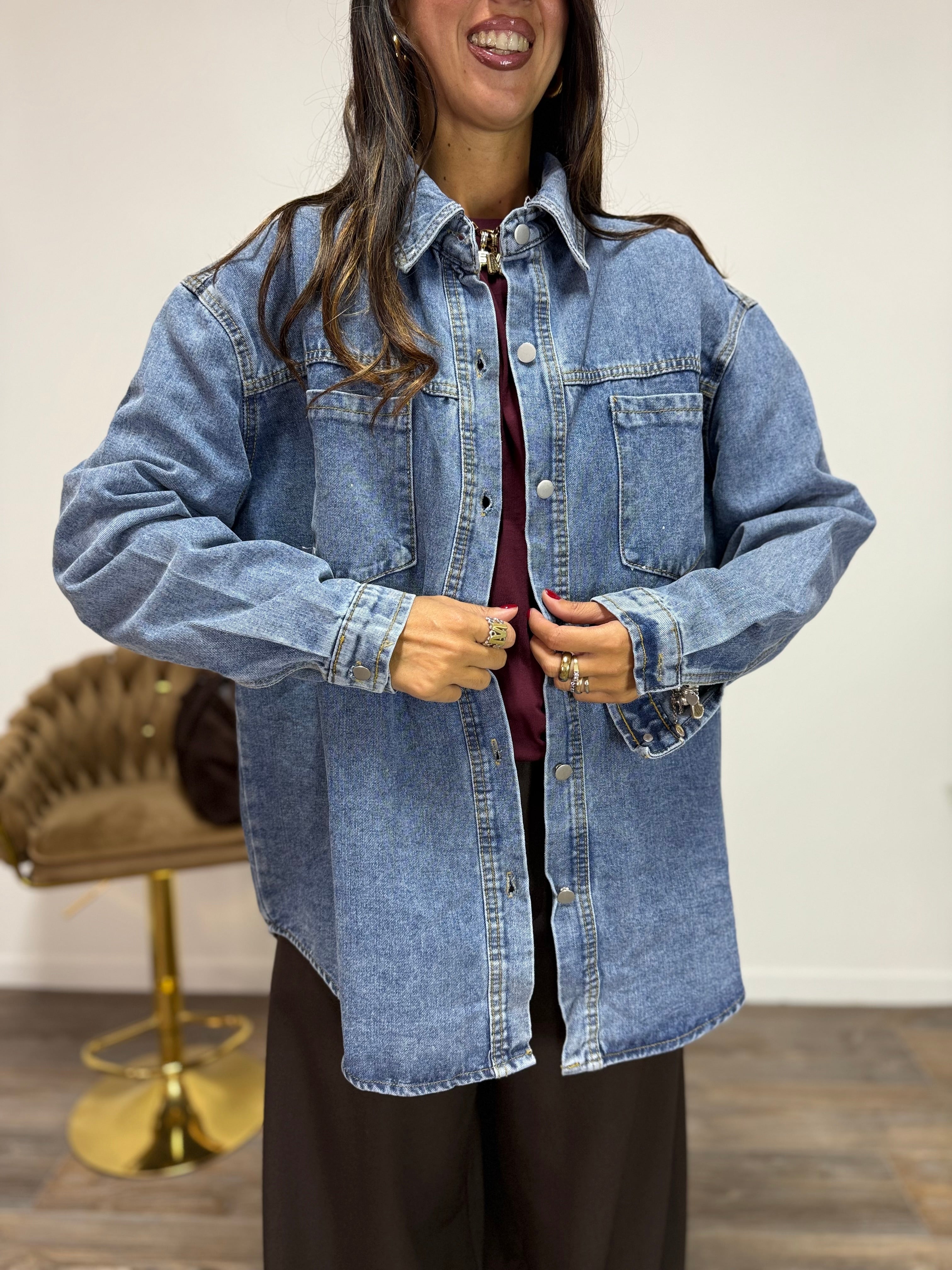 Camicia Maxi Denim