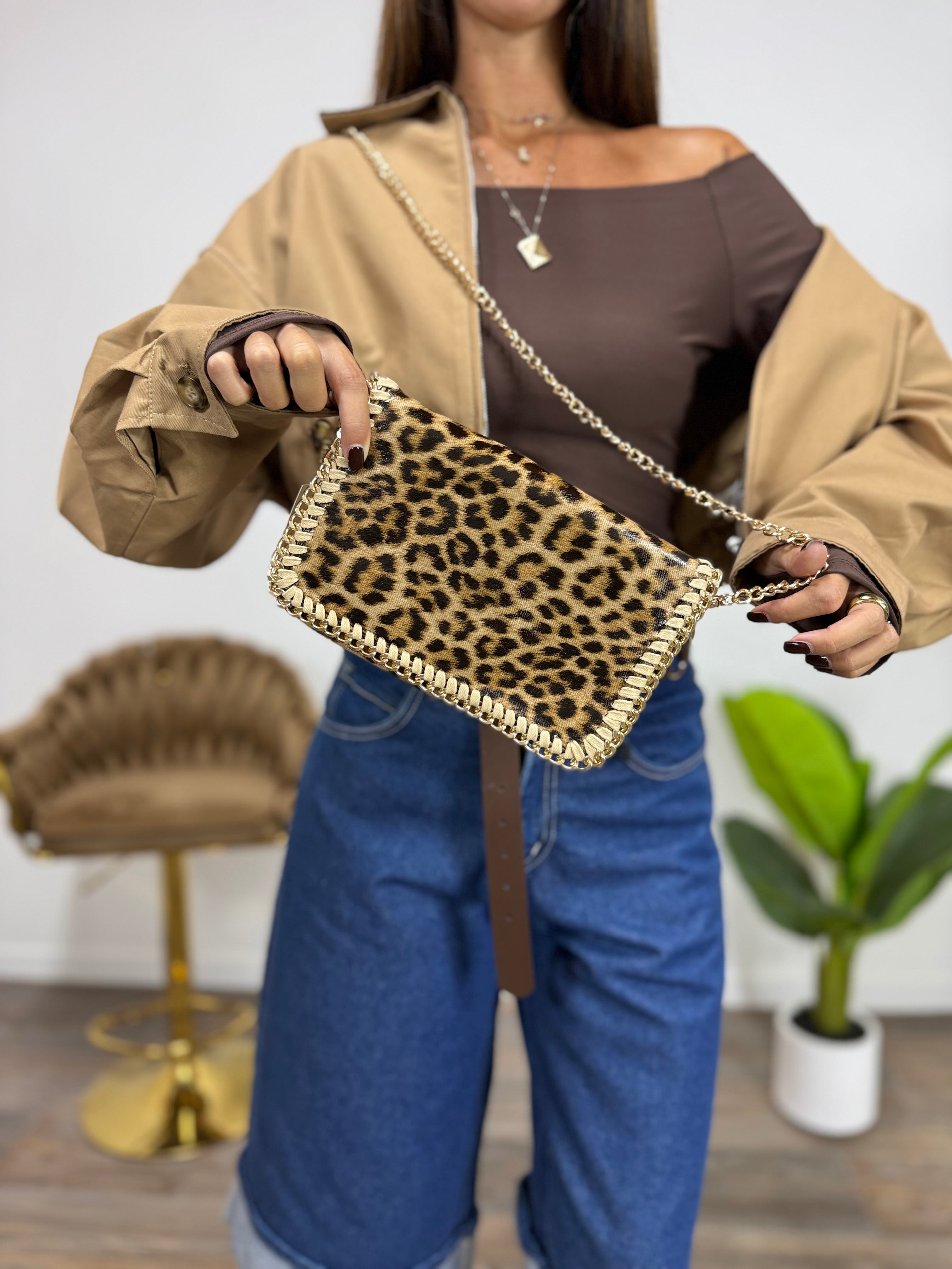 Borsa Stella Leopard