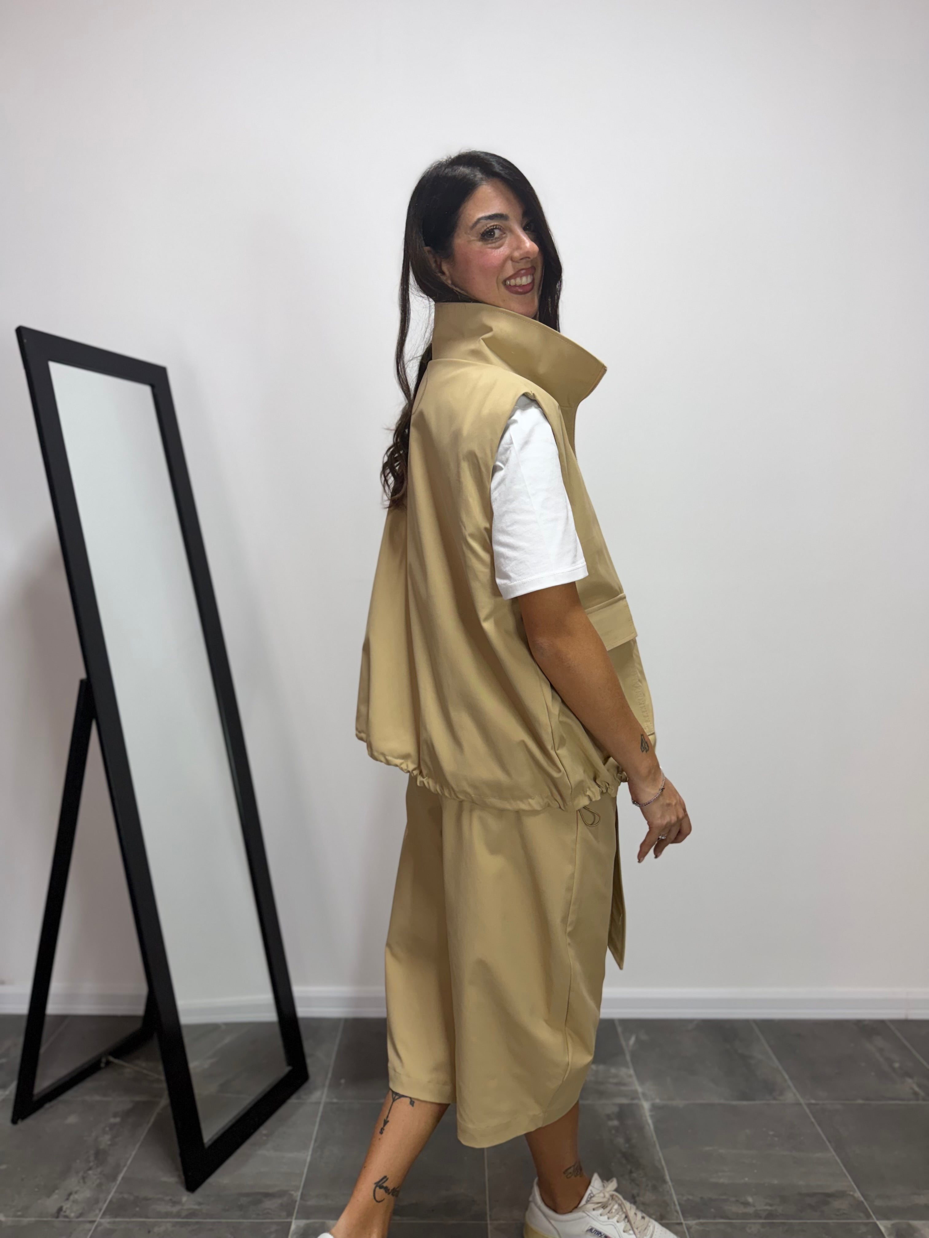 Gilet Trudy LUMINA Cammello