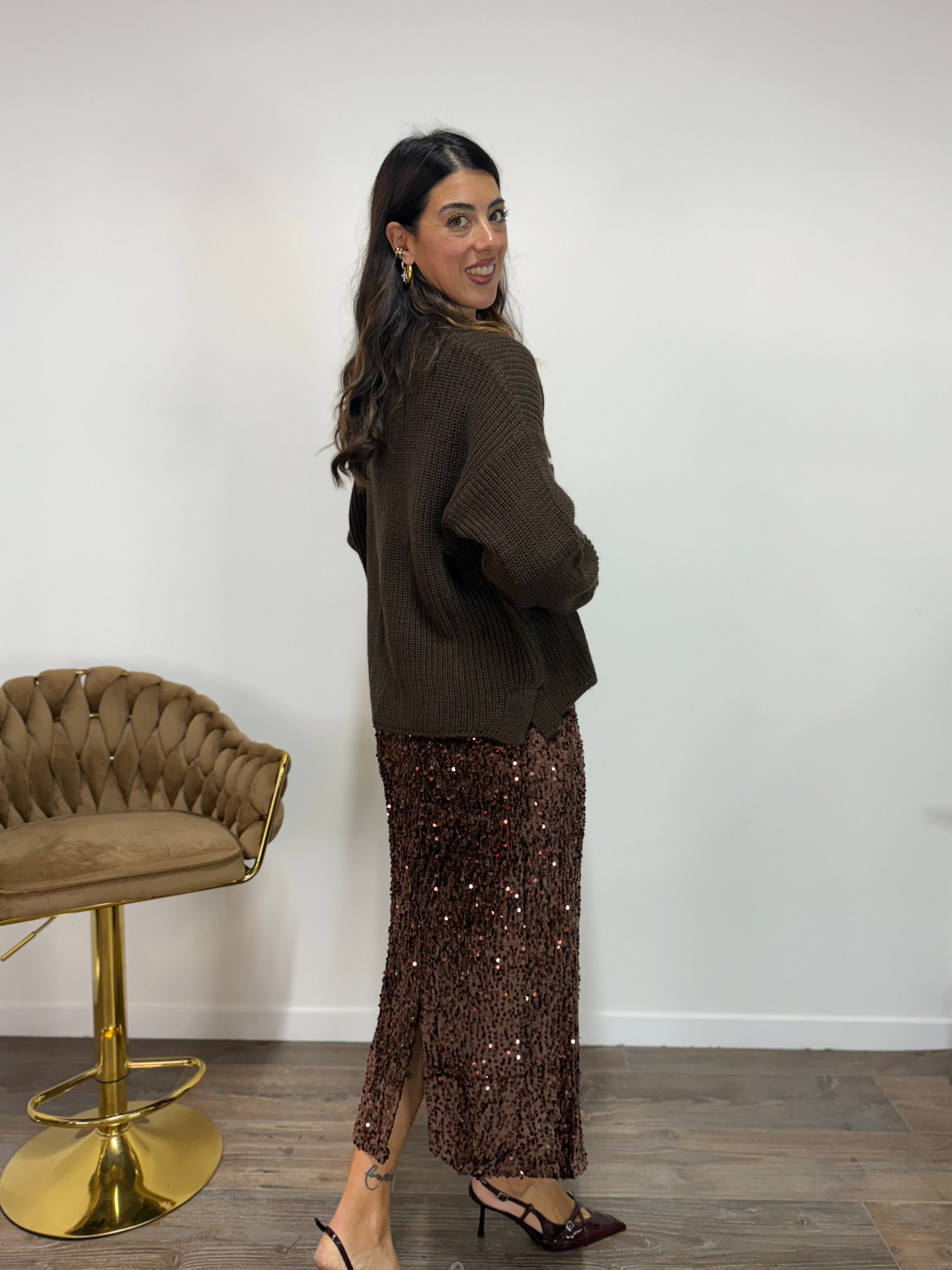 Pull Chalet LUMINA Marrone