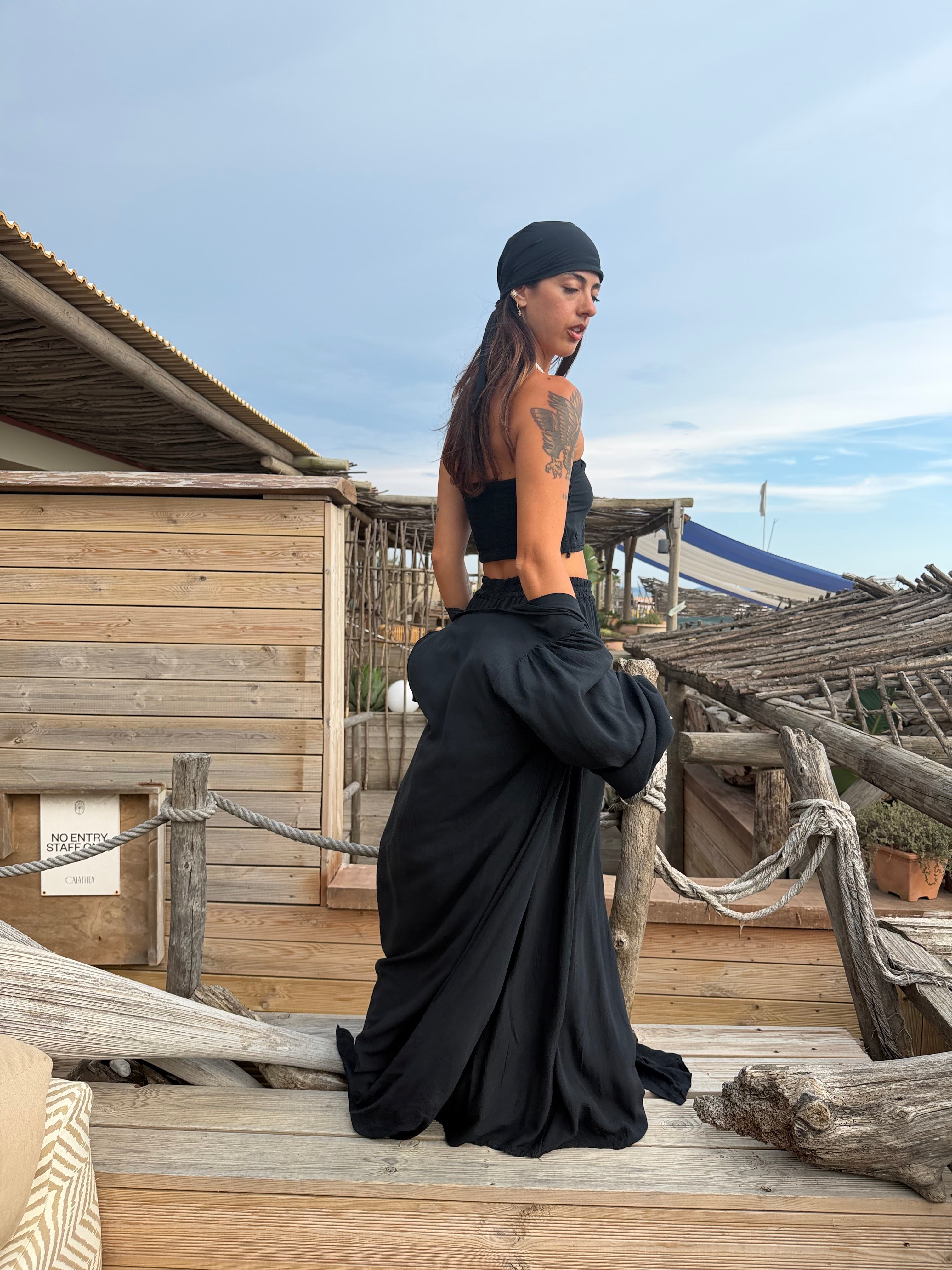Coordinato Gitana Nero
