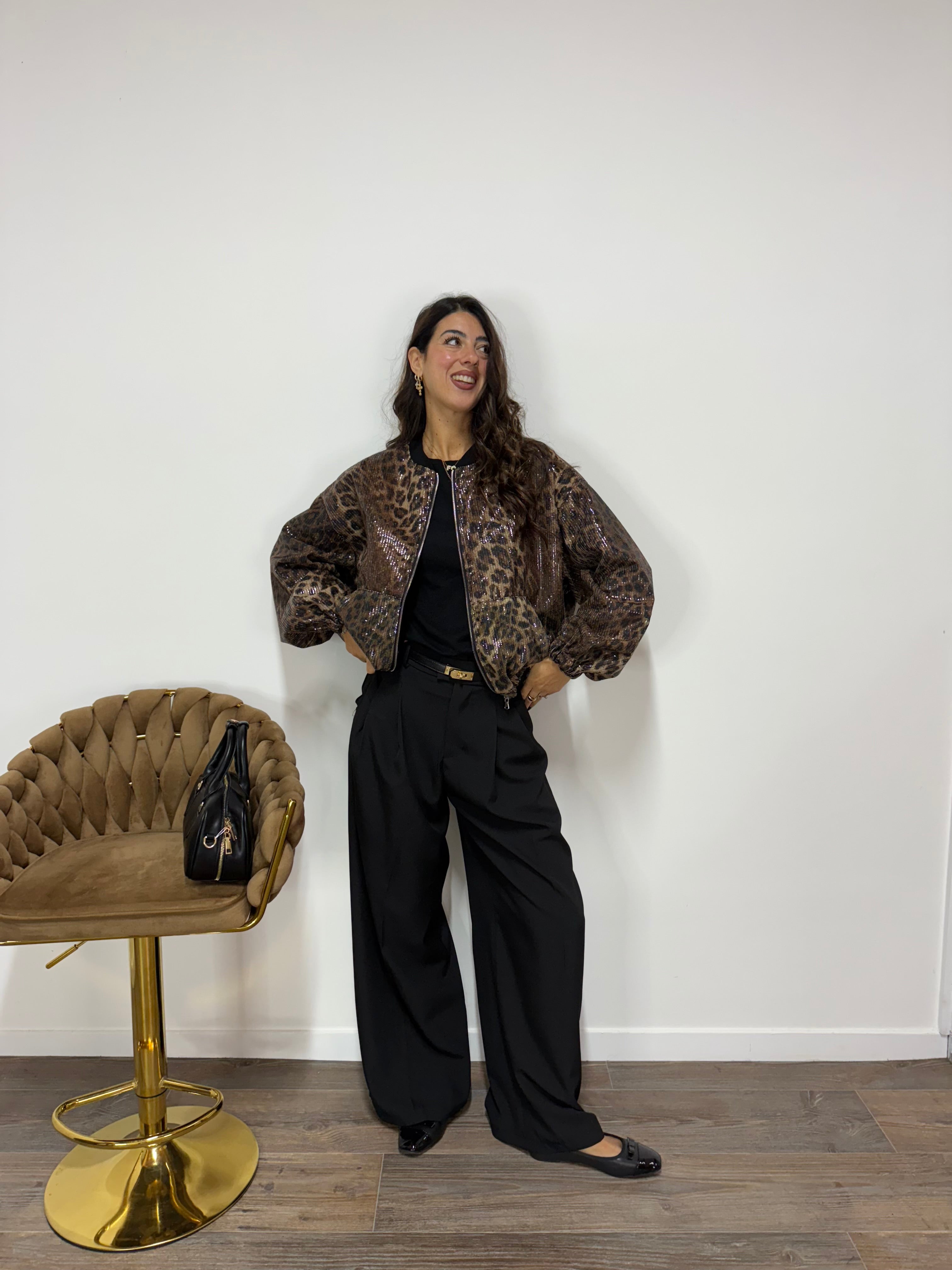 Bomber LeoPaillettes LUMINA