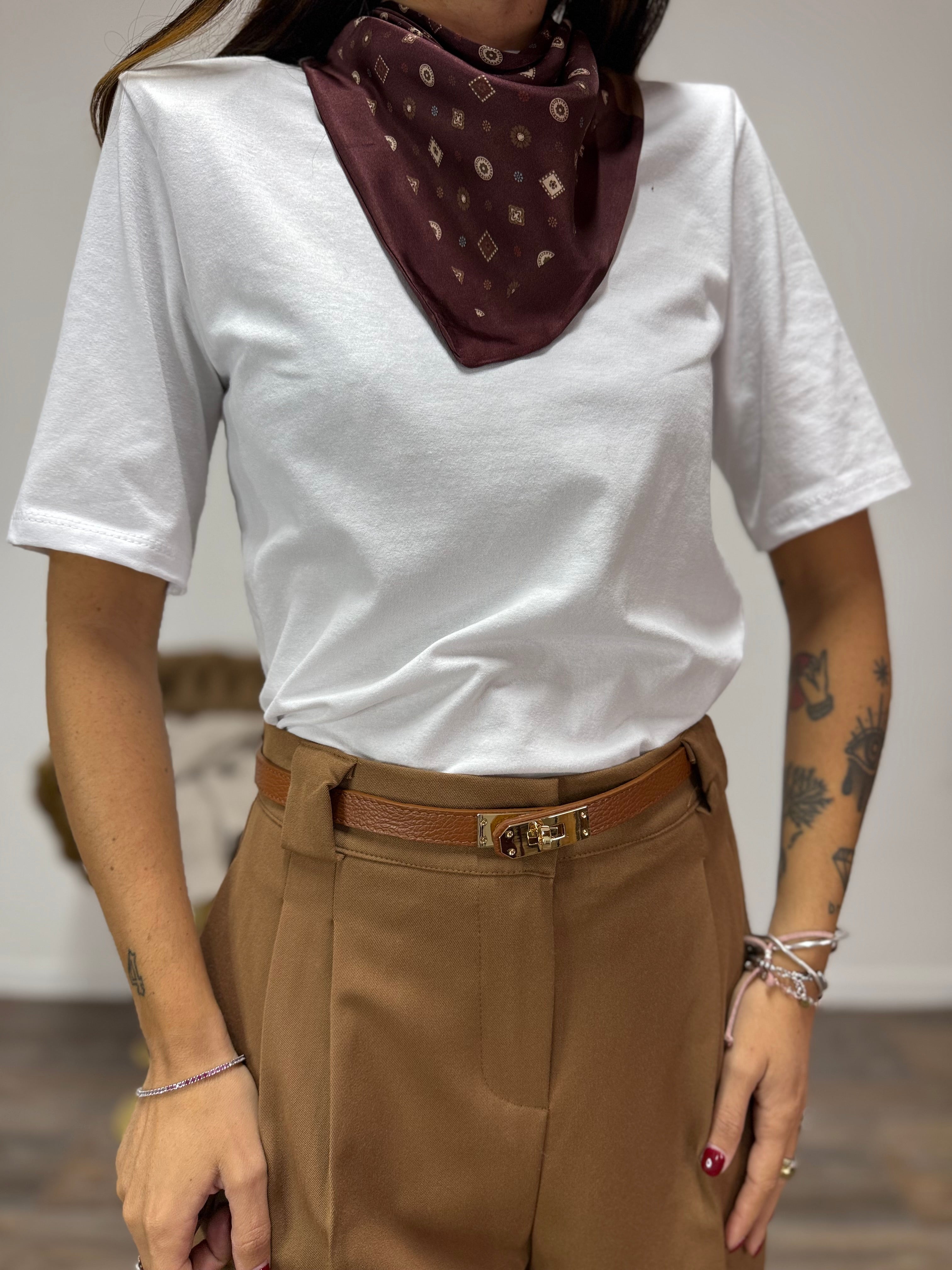 Cardigan Foulard LUMINA Fango