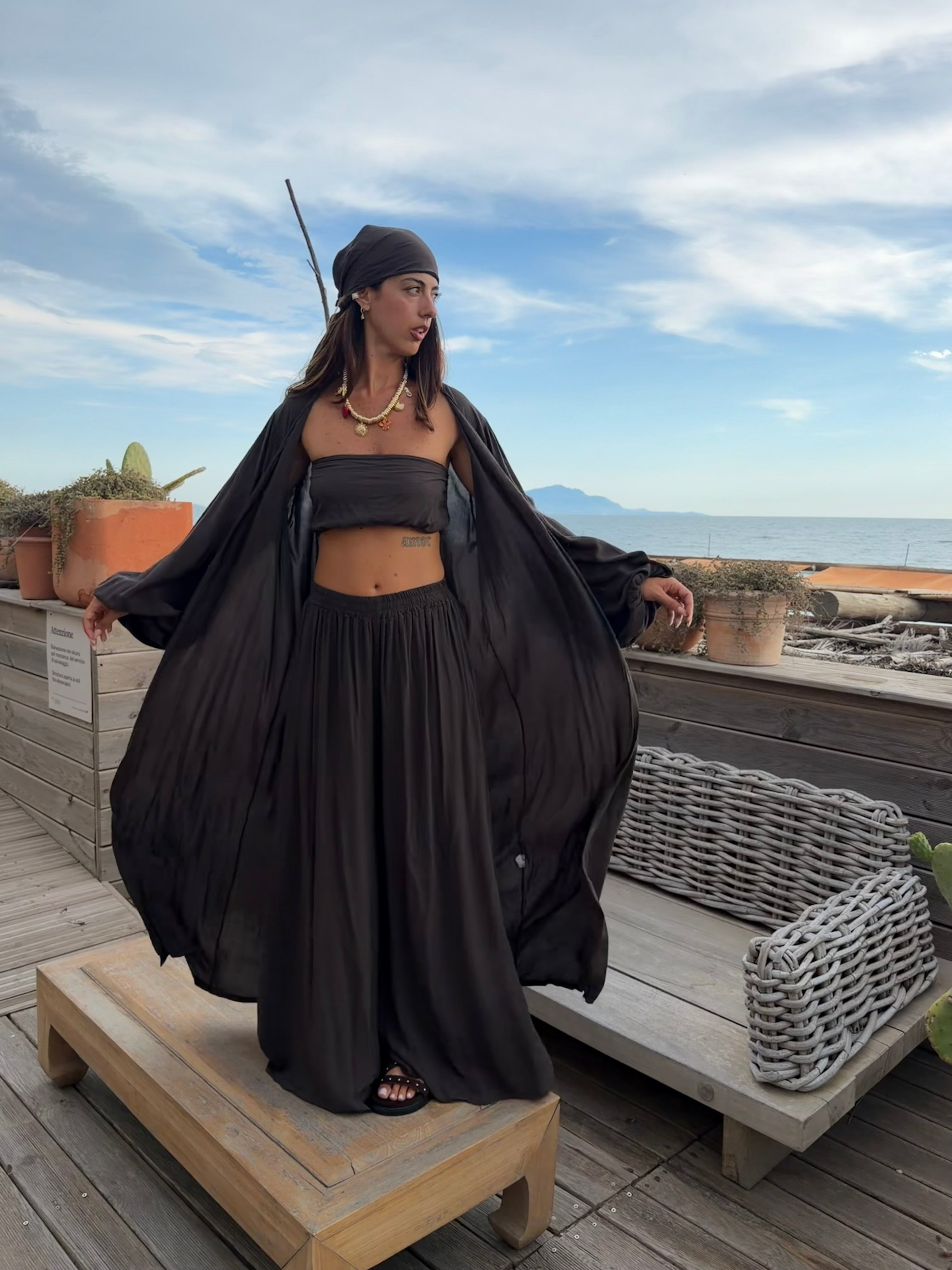 Coordinato Gitana Marrone