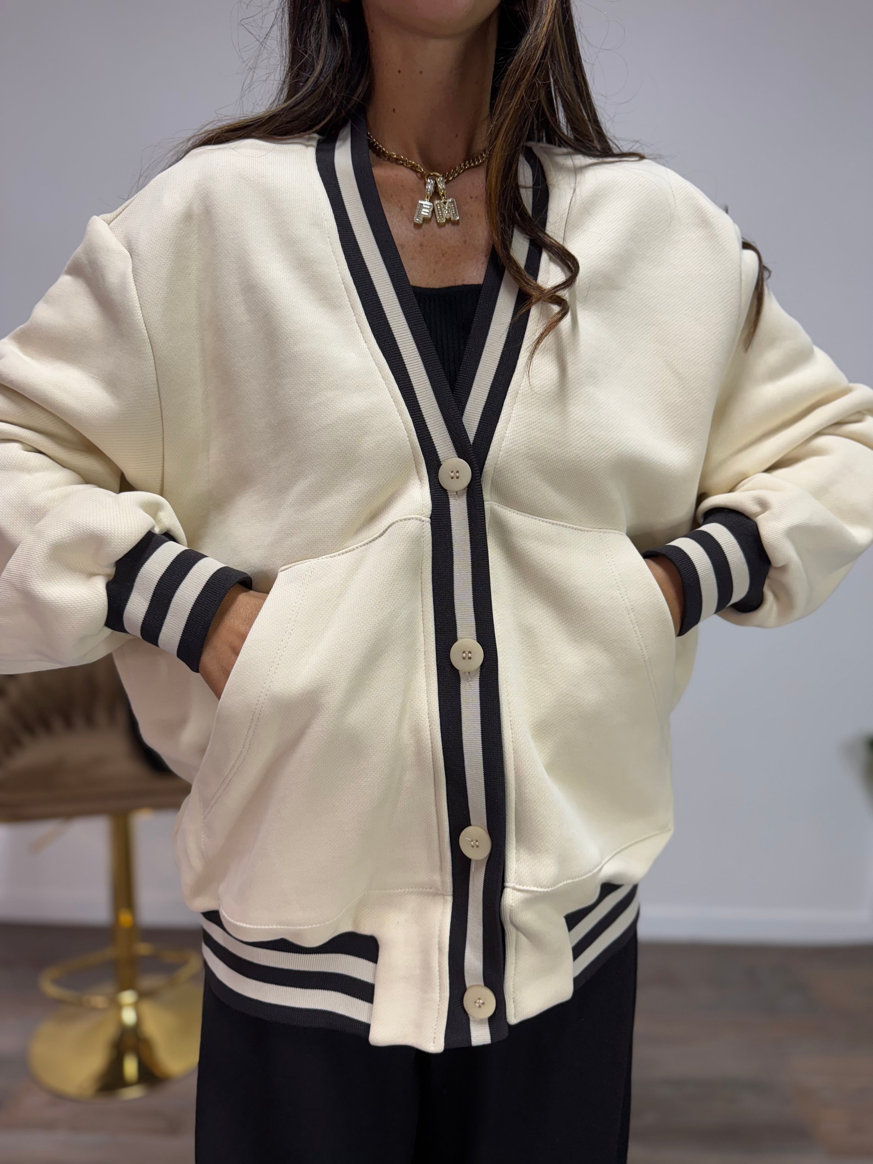 Cardigan Urban LUMINA Panna