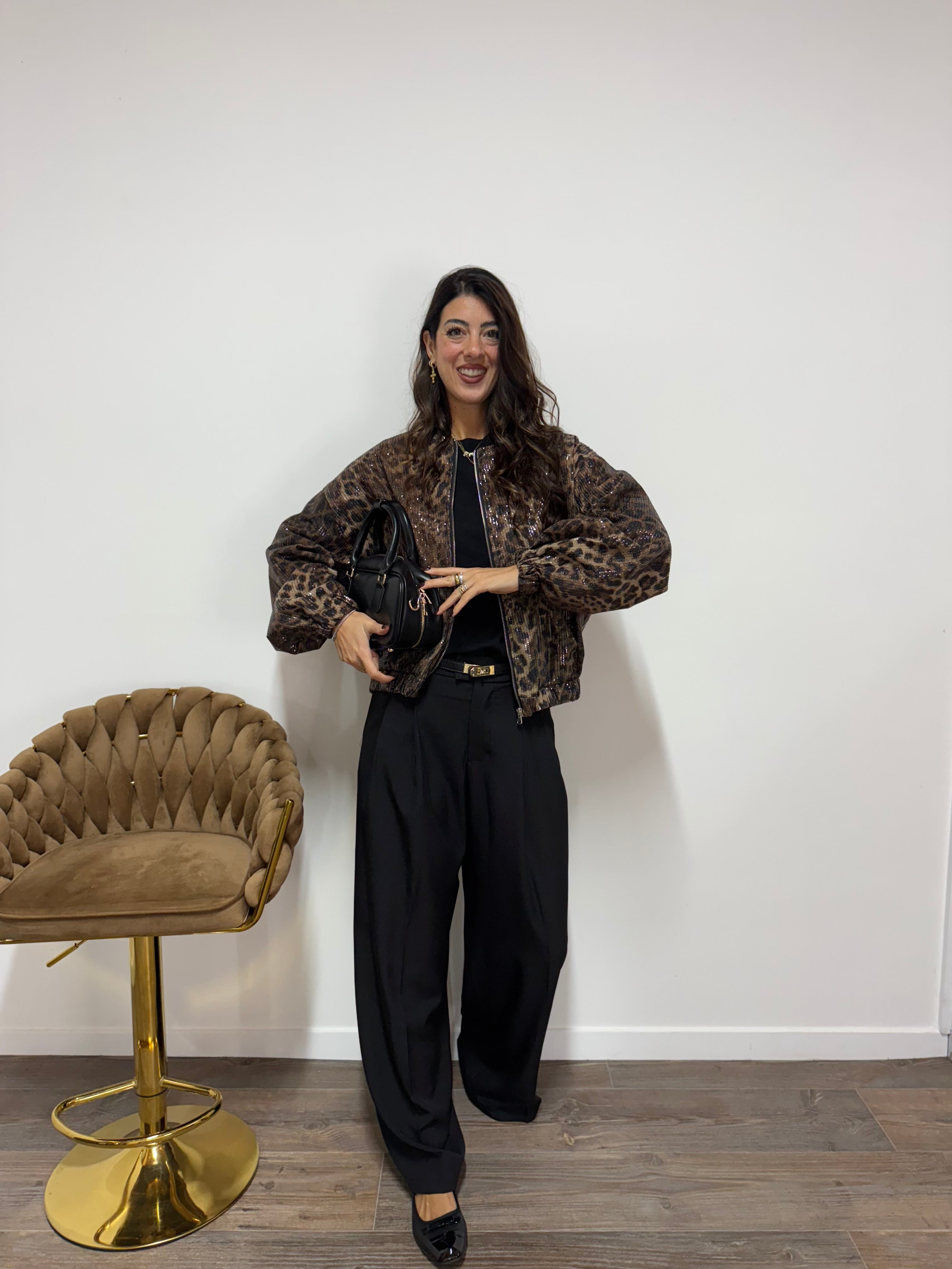 Bomber LeoPaillettes LUMINA