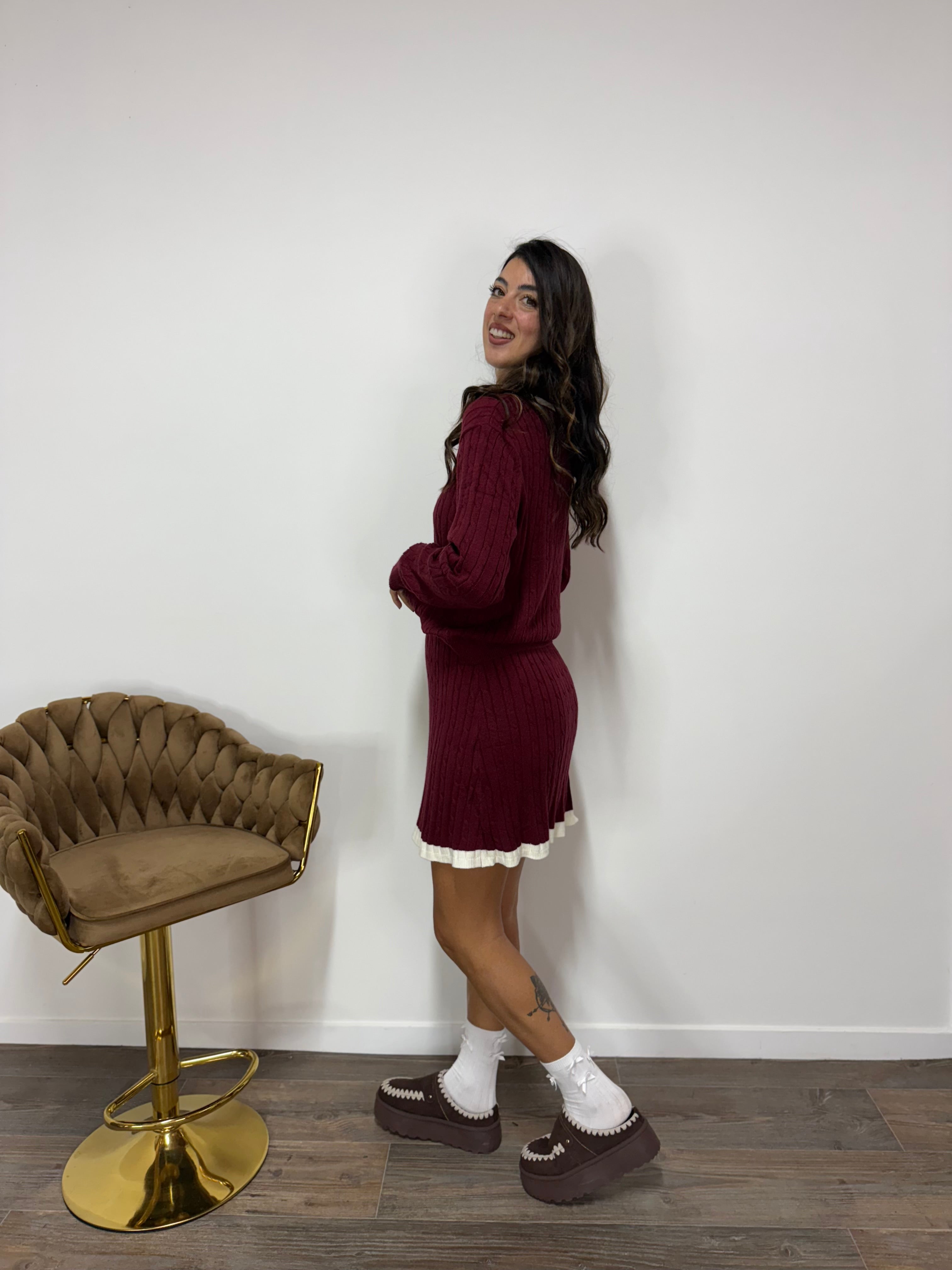 Coordinato Williams Bordeaux